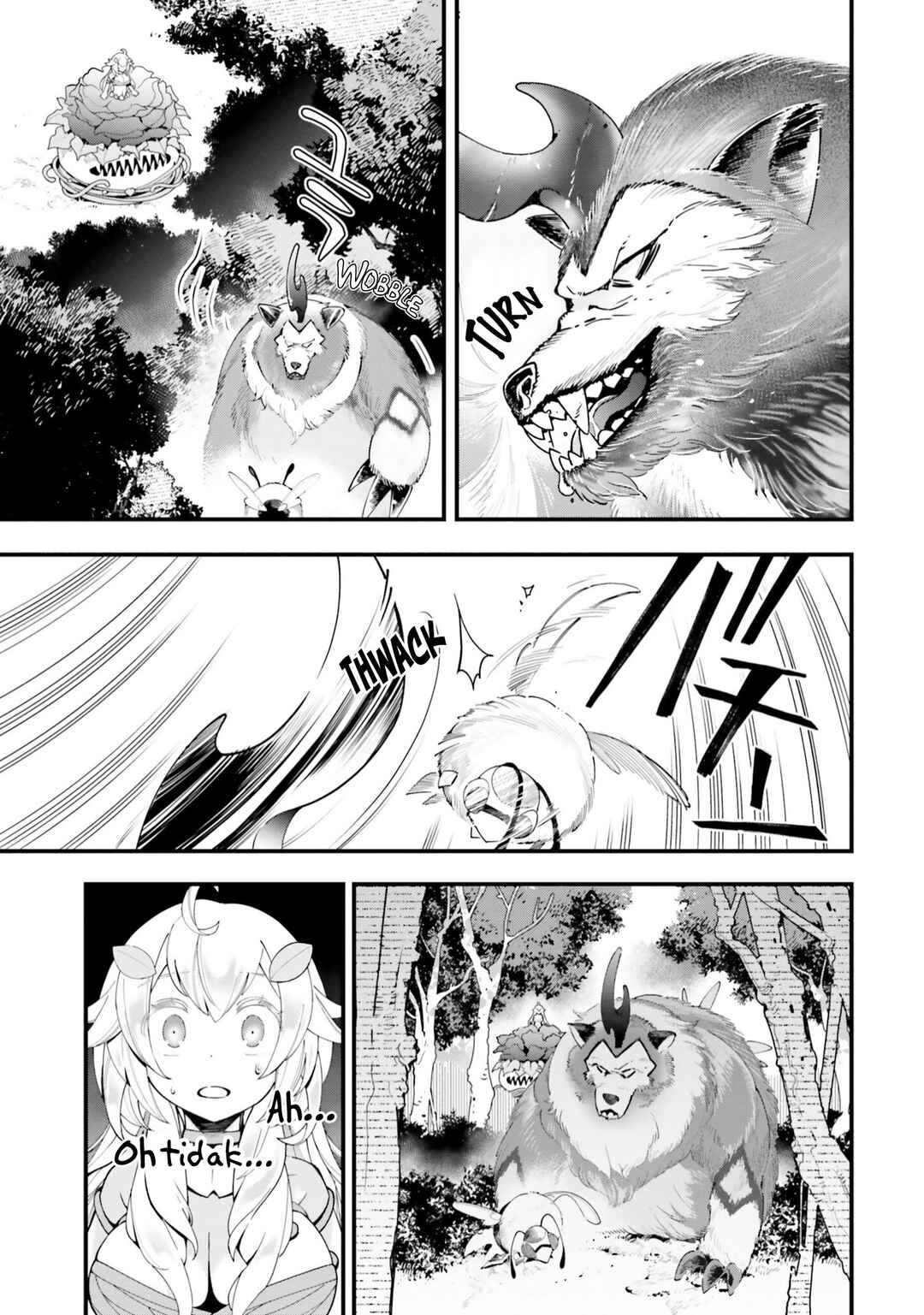 Shokubutsu Monster Musume Nikki: Seijo datta Watashi ga Uragirareta Hate ni Alraune ni Tensei Shite Shimatta node, kore kara wa Kougousei o Shinagara Shizuka ni Shokubutsu Life o Sugoshimasu Chapter 5 - Page 18