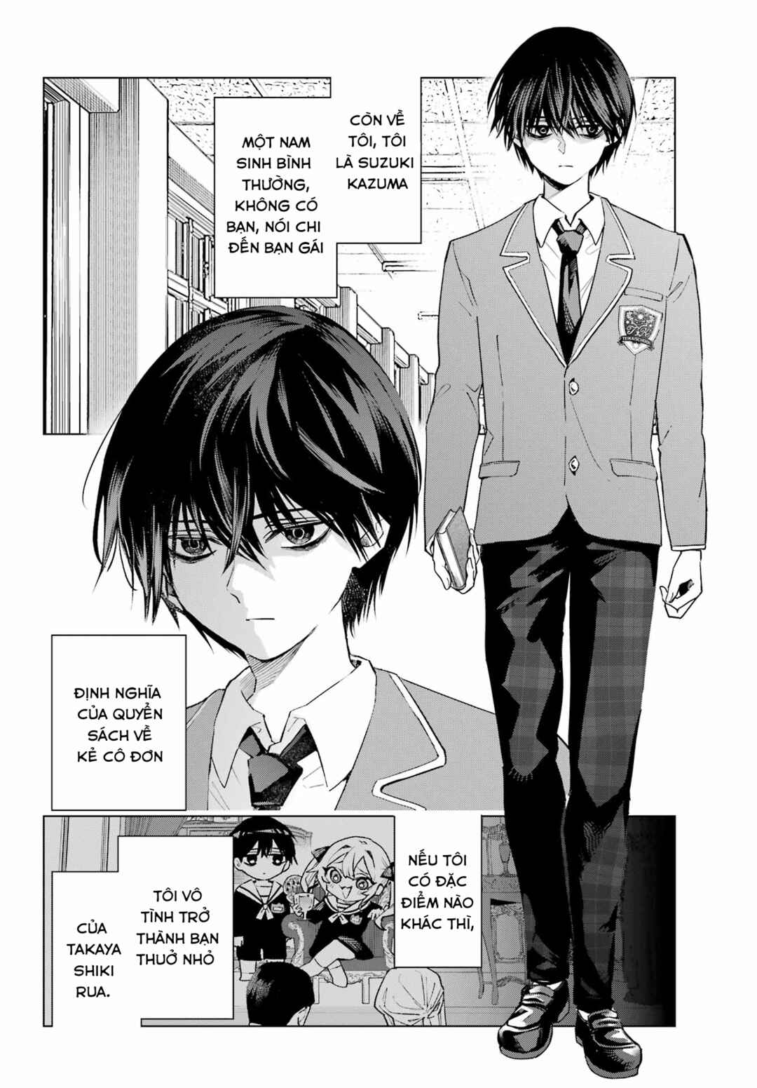 Anta to Osananajimi tte dake demo Iya nanoni!: Zekkou kara Hajimaru S-kyuu Bishoujo to no Gakuen Nariagari Seikatsu Chapter 1 - Page 4