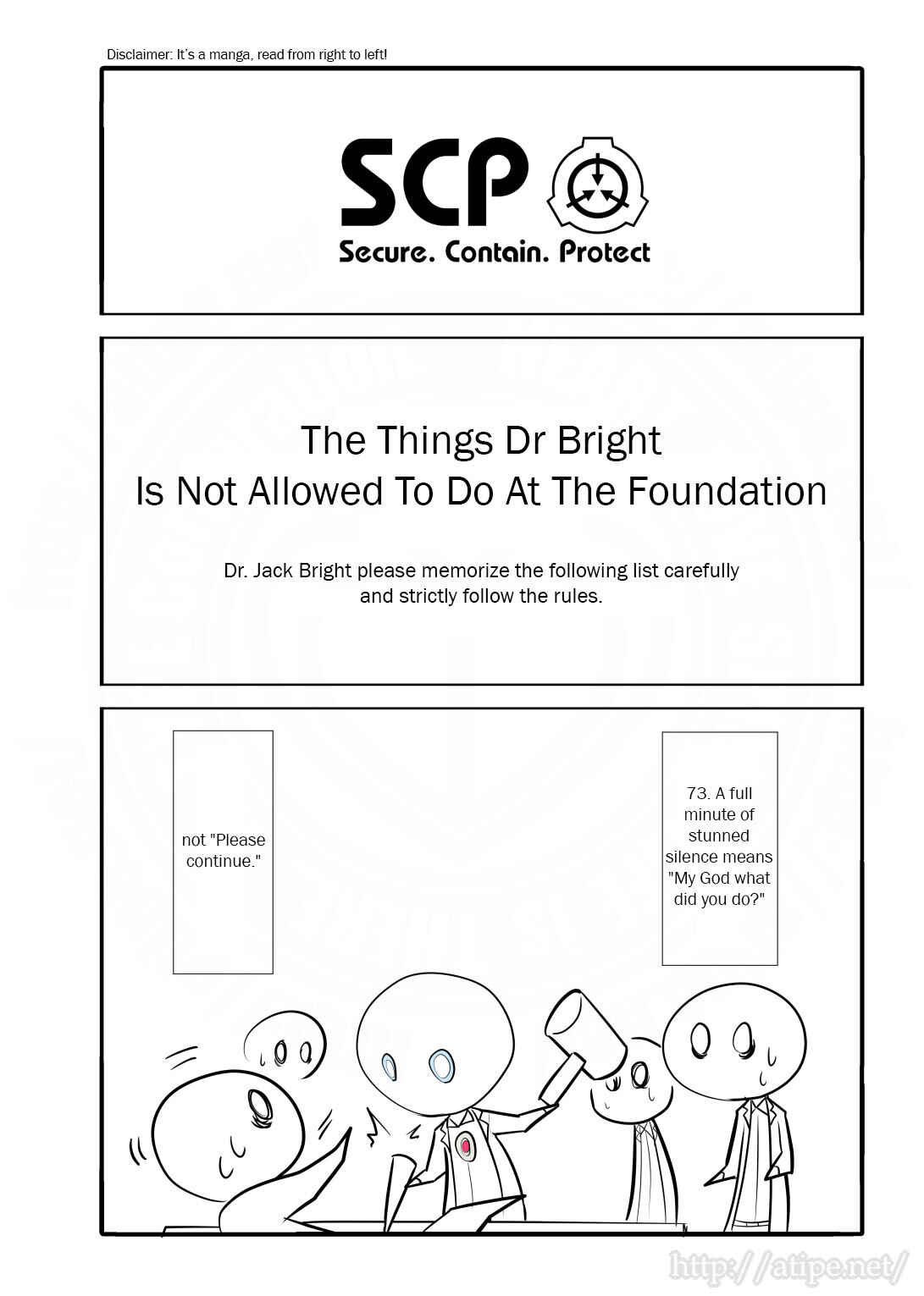 SCP o Zakkuri Shoukai Chapter 9 - Page 1