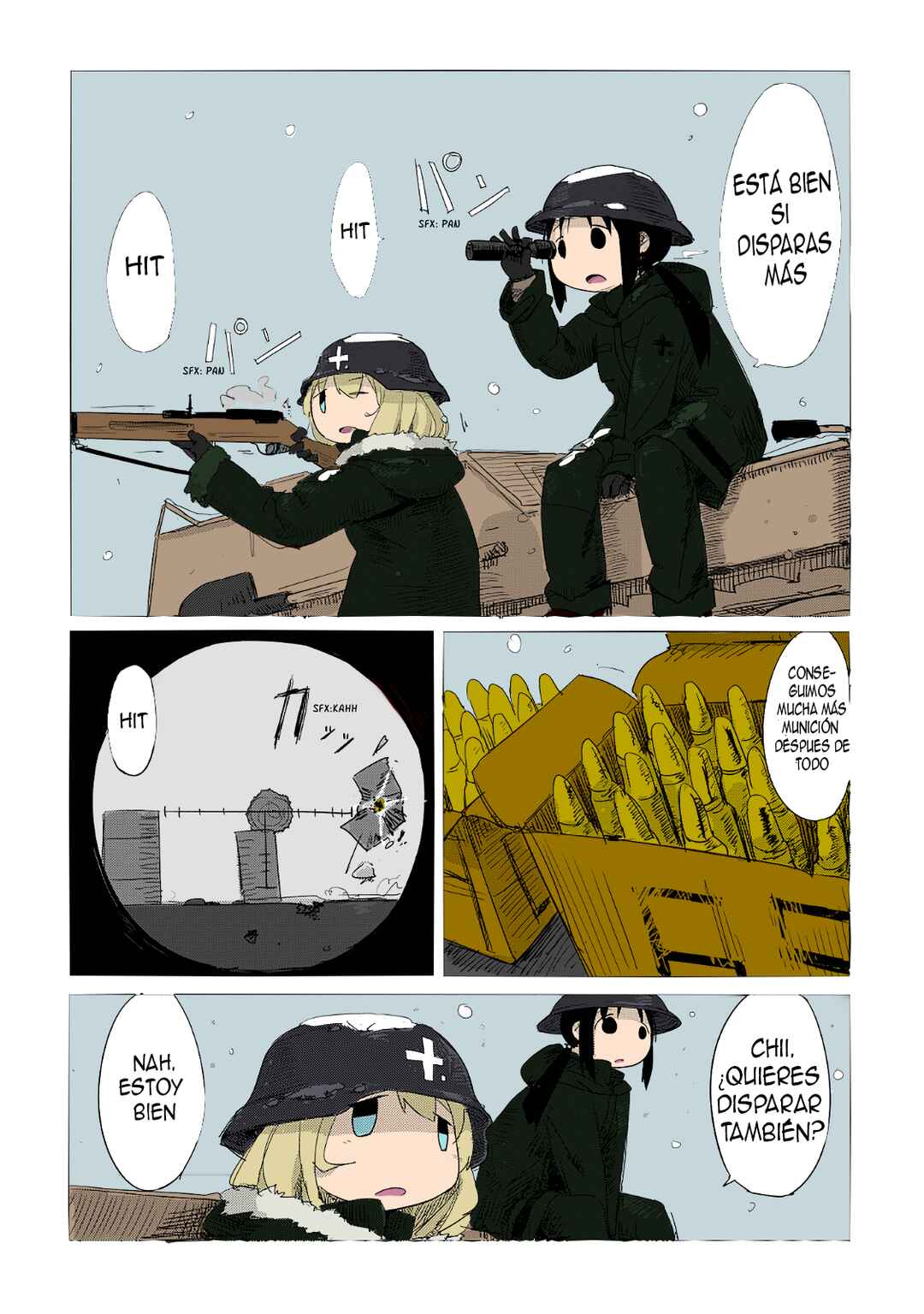 Shoujo Shuumatsu Ryokou (Fan Colored) Chapter 2 - Page 3