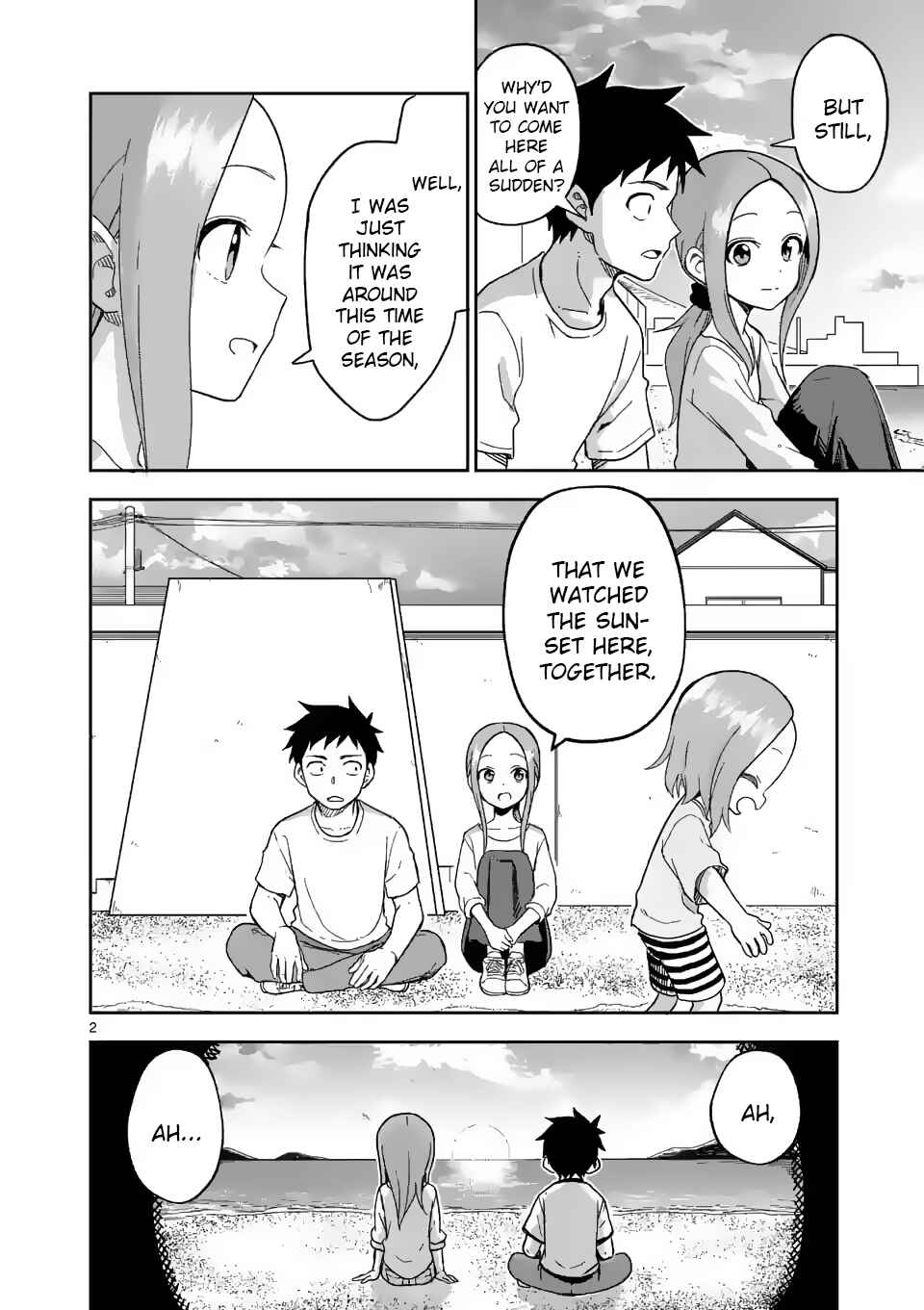 Karakai Jouzu no (Moto) Takagi-san Chapter 185 - Page 2