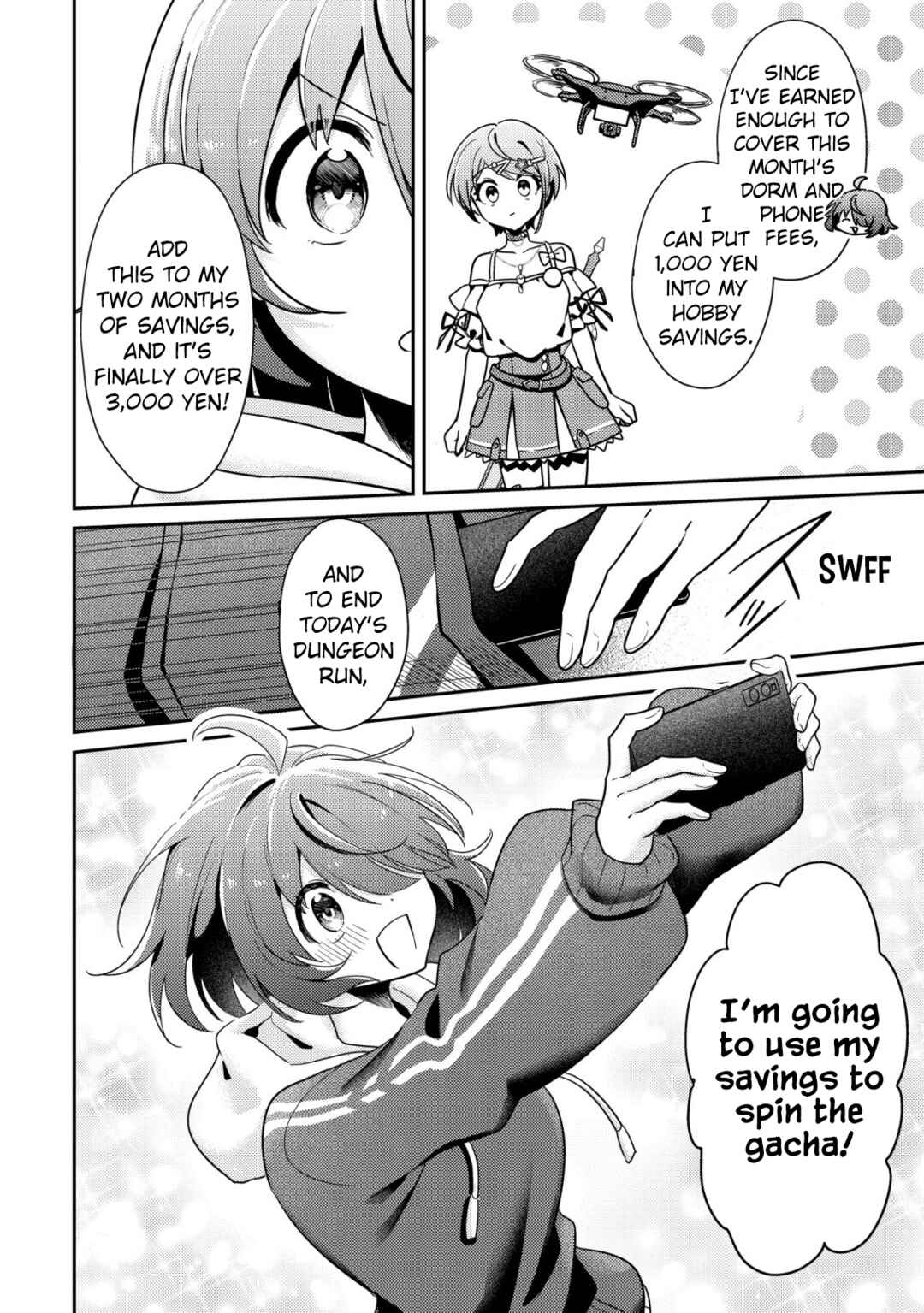 [Hihou] Komyuryoku 0 Otaku Shoujo, Dragon wo One Punch de Shizumete Yuumei Haishinsha wo Tasuketara Fuhon'i Buzz ga Tomaranai Chapter 6 - Page 15