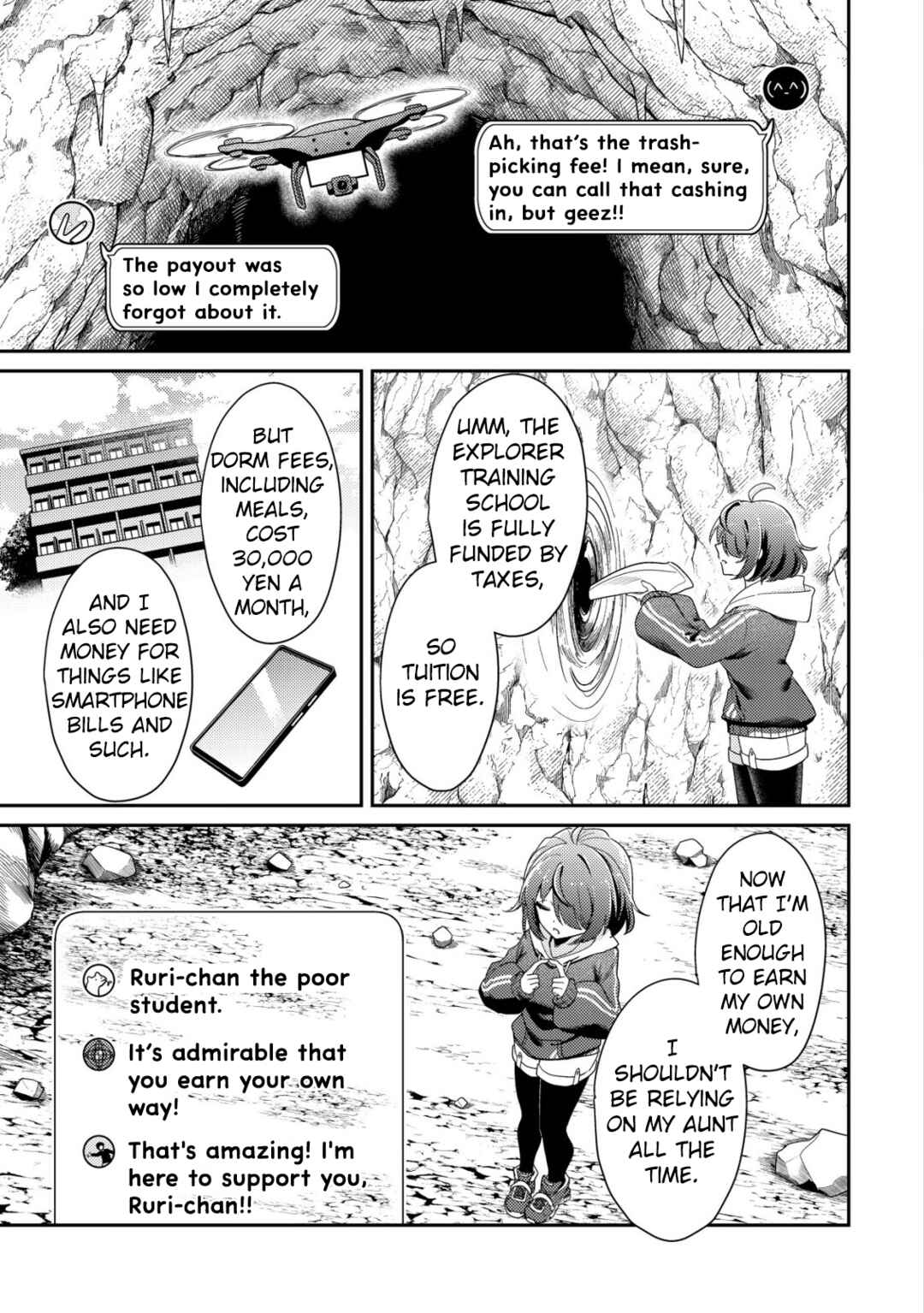 [Hihou] Komyuryoku 0 Otaku Shoujo, Dragon wo One Punch de Shizumete Yuumei Haishinsha wo Tasuketara Fuhon'i Buzz ga Tomaranai Chapter 6 - Page 8