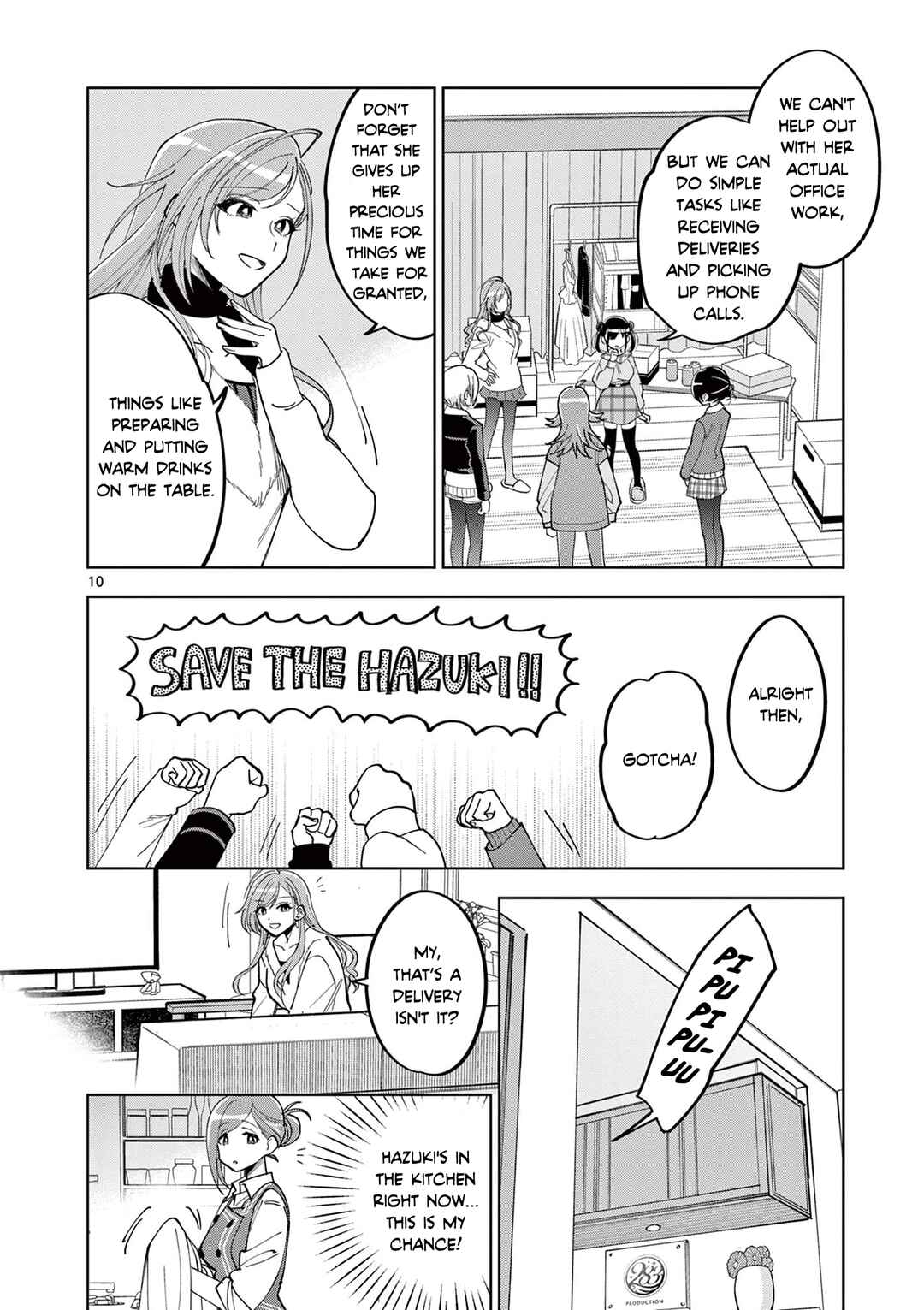 THE iDOLM@STER: Shiny Colors - Hazuki's Shinography Chapter 5.1 - Page 10