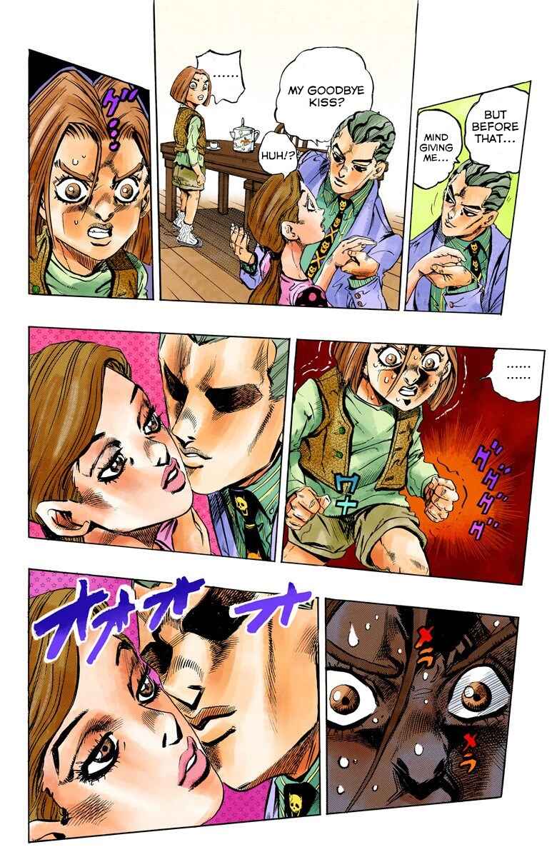 JoJo no Kimyou na Bouken: Part 4 - Diamond wa Kudakenai Color-ban Chapter 156 - Page 9