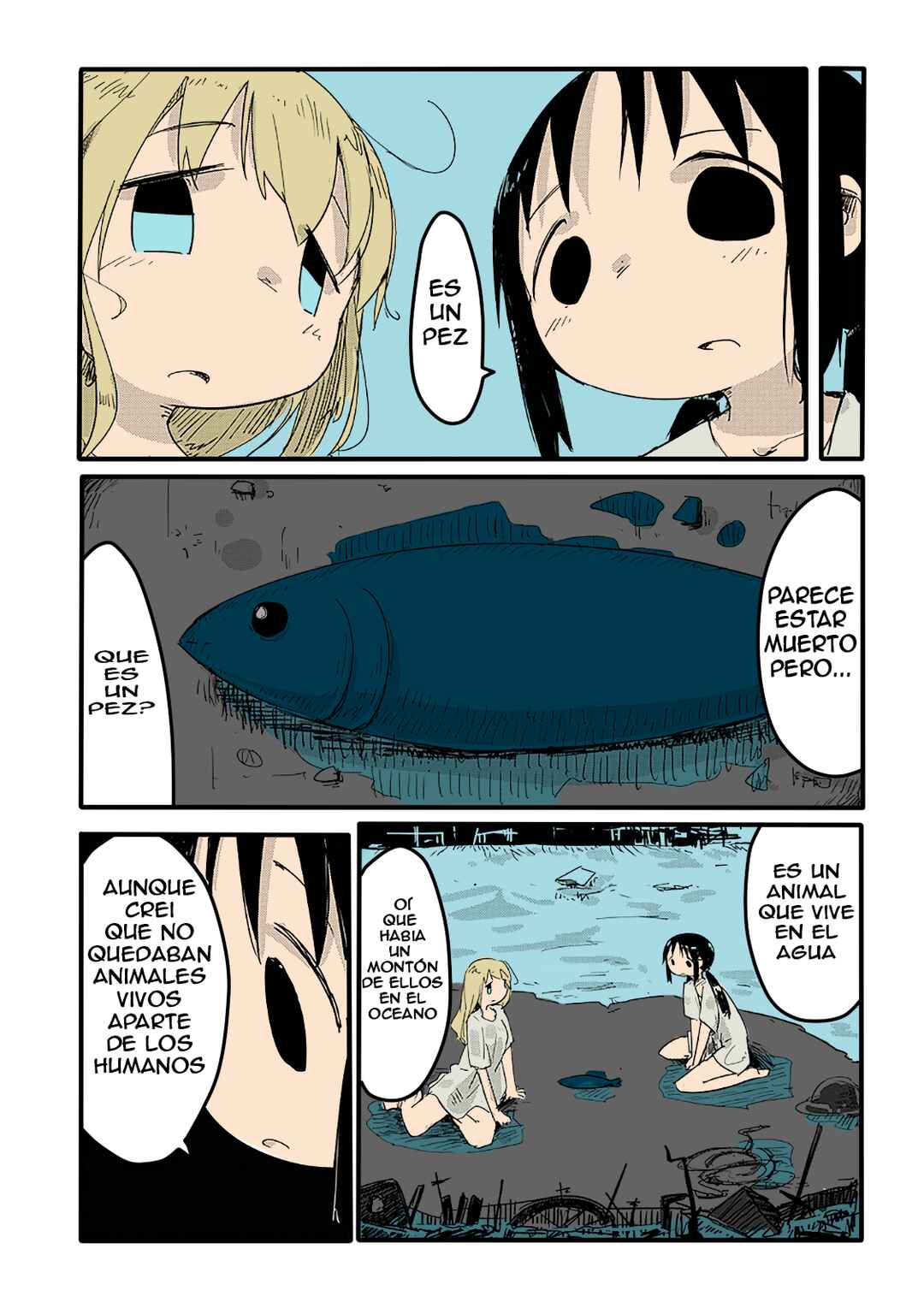 Shoujo Shuumatsu Ryokou (Fan Colored) Chapter 4 - Page 10