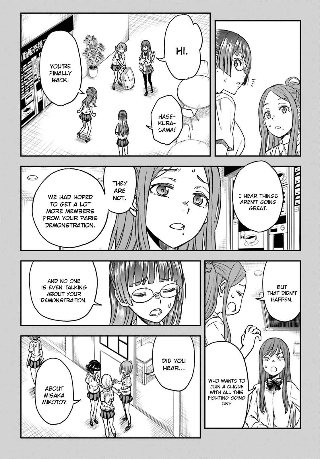 Toaru Majutsu no Index Gaiden: Toaru Kagaku no Railgun Chapter 139.2 - Page 14