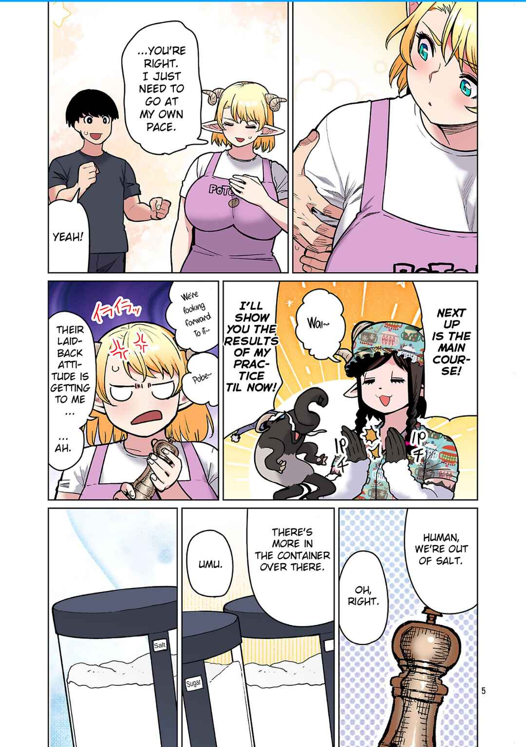 Shin Elf-san wa Yaserarenai. (Official Colored) Chapter 30 - Page 7