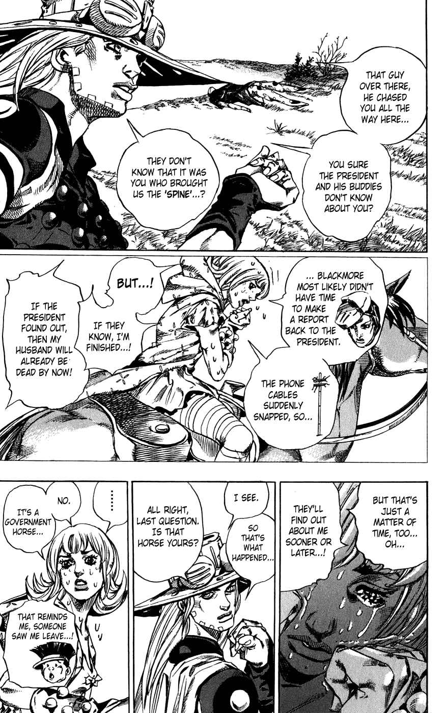 JoJo no Kimyou na Bouken: Part 7 - Steel Ball Run Chapter 40 - Page 25