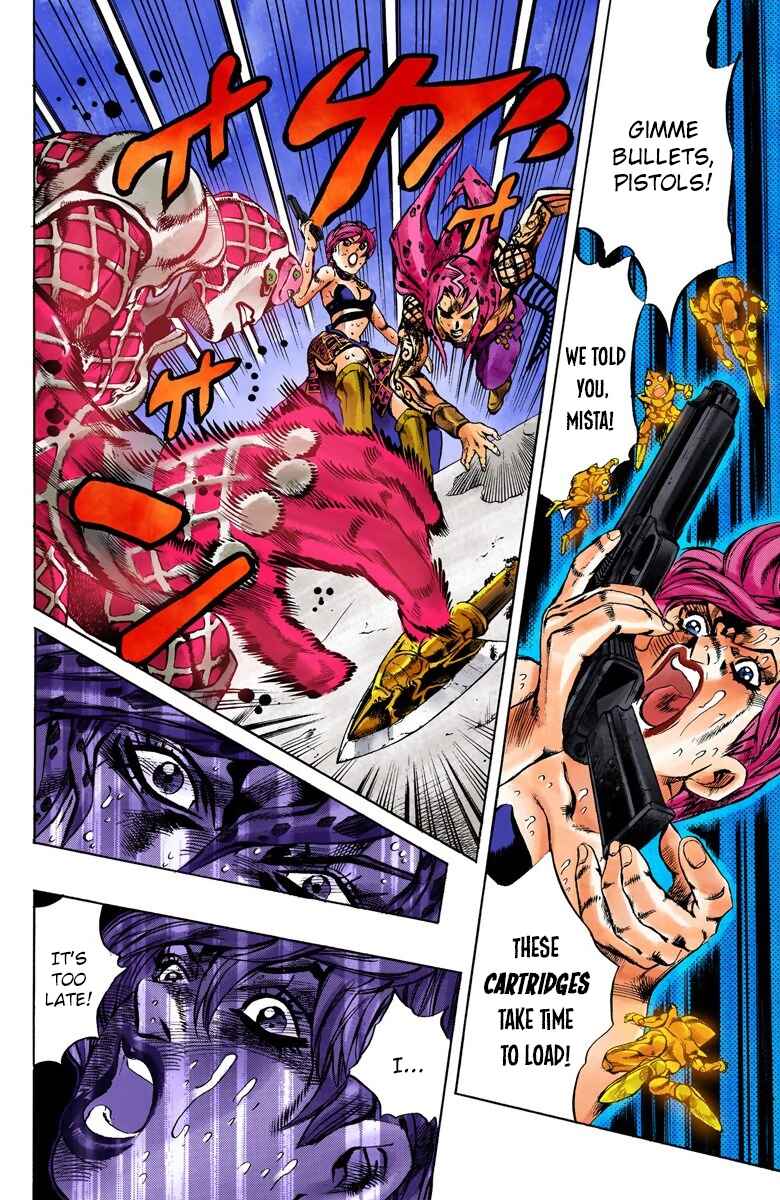 JoJo no Kimyou na Bouken: Part 5 - Ougon no Kaze Color-ban Chapter 144 - Page 11