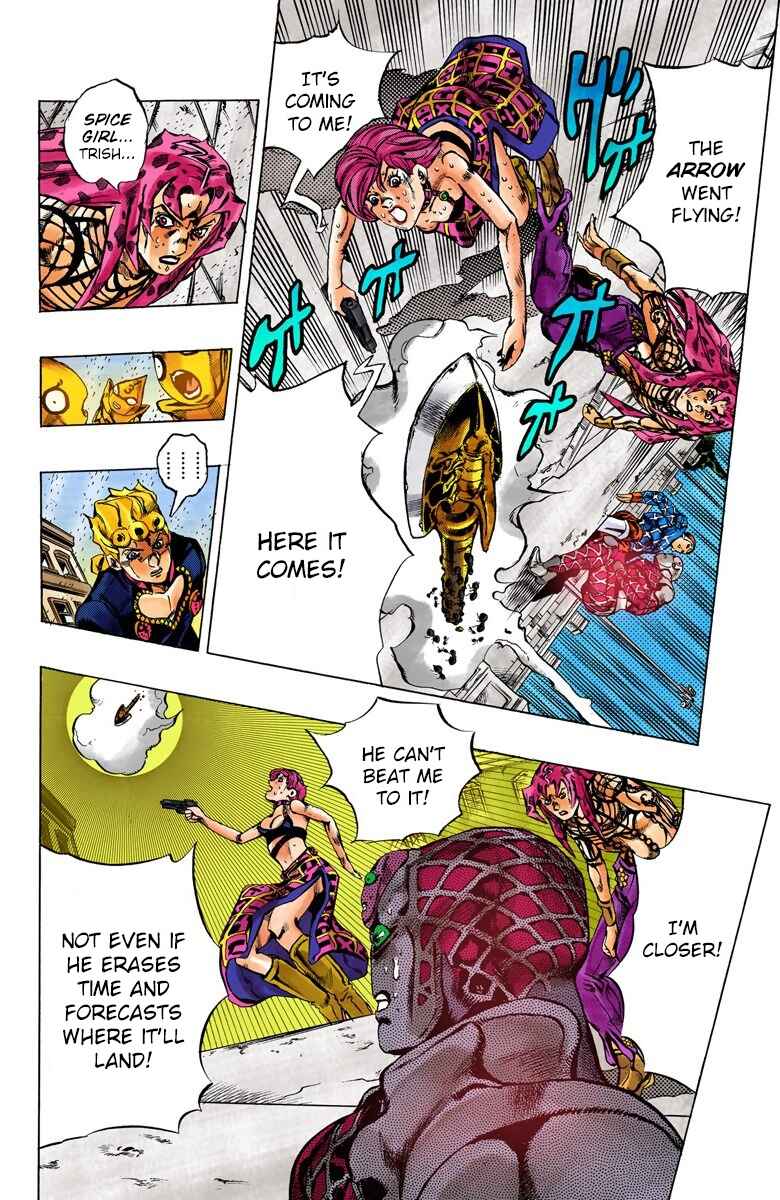 JoJo no Kimyou na Bouken: Part 5 - Ougon no Kaze Color-ban Chapter 144 - Page 15
