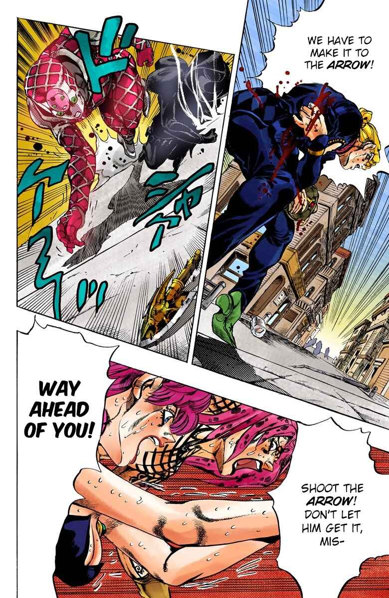 JoJo no Kimyou na Bouken: Part 5 - Ougon no Kaze Color-ban Chapter 144 - Page 5