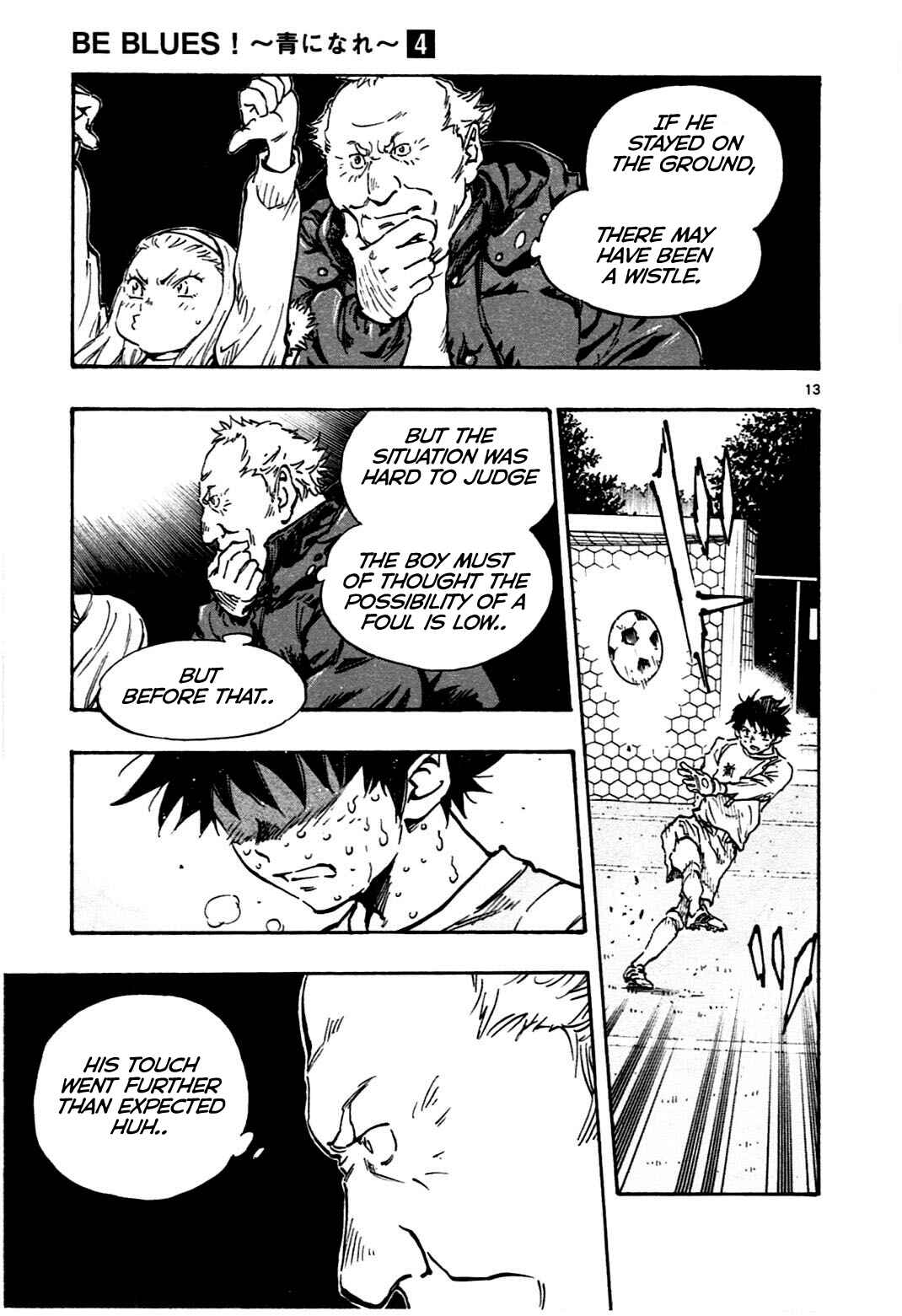 BE BLUES ~Ao ni Nare~ Chapter 31 - Page 13