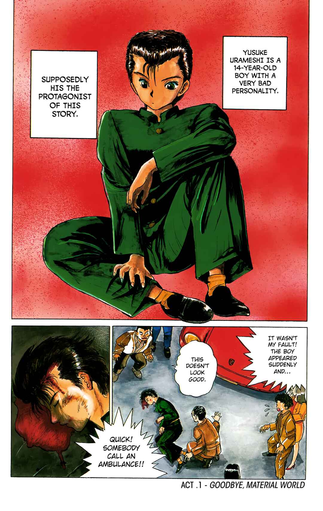 YuYu Hakusho (Official Colored) Chapter 1 - Page 4