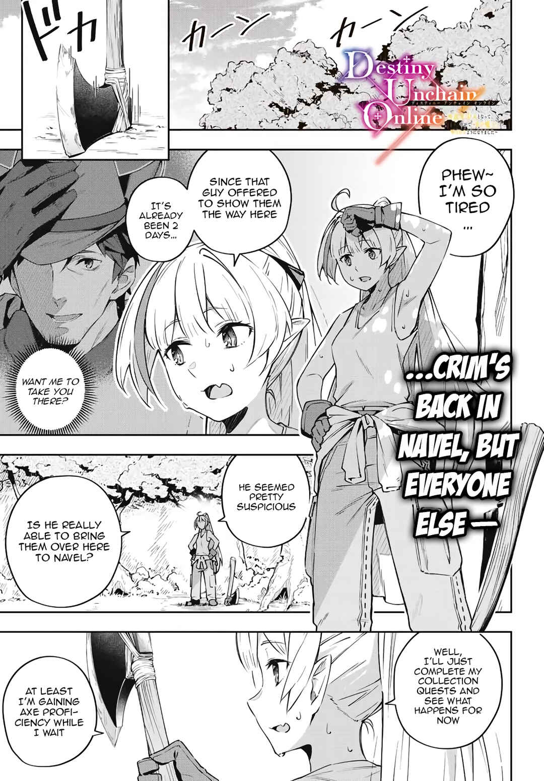 Destiny Unchain Online: Kyuuketsuki Shoujo to Natte, Yagate 'Aka no Maou' to Yobareru You ni Narimashita Chapter 8 - Page 1