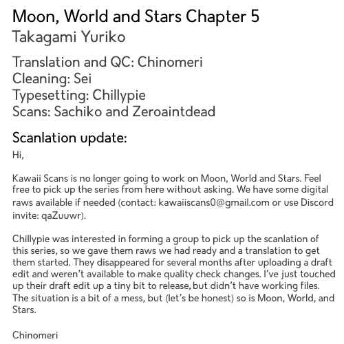 Tsuki to Sekai to Étoile Chapter 5 - Page 44