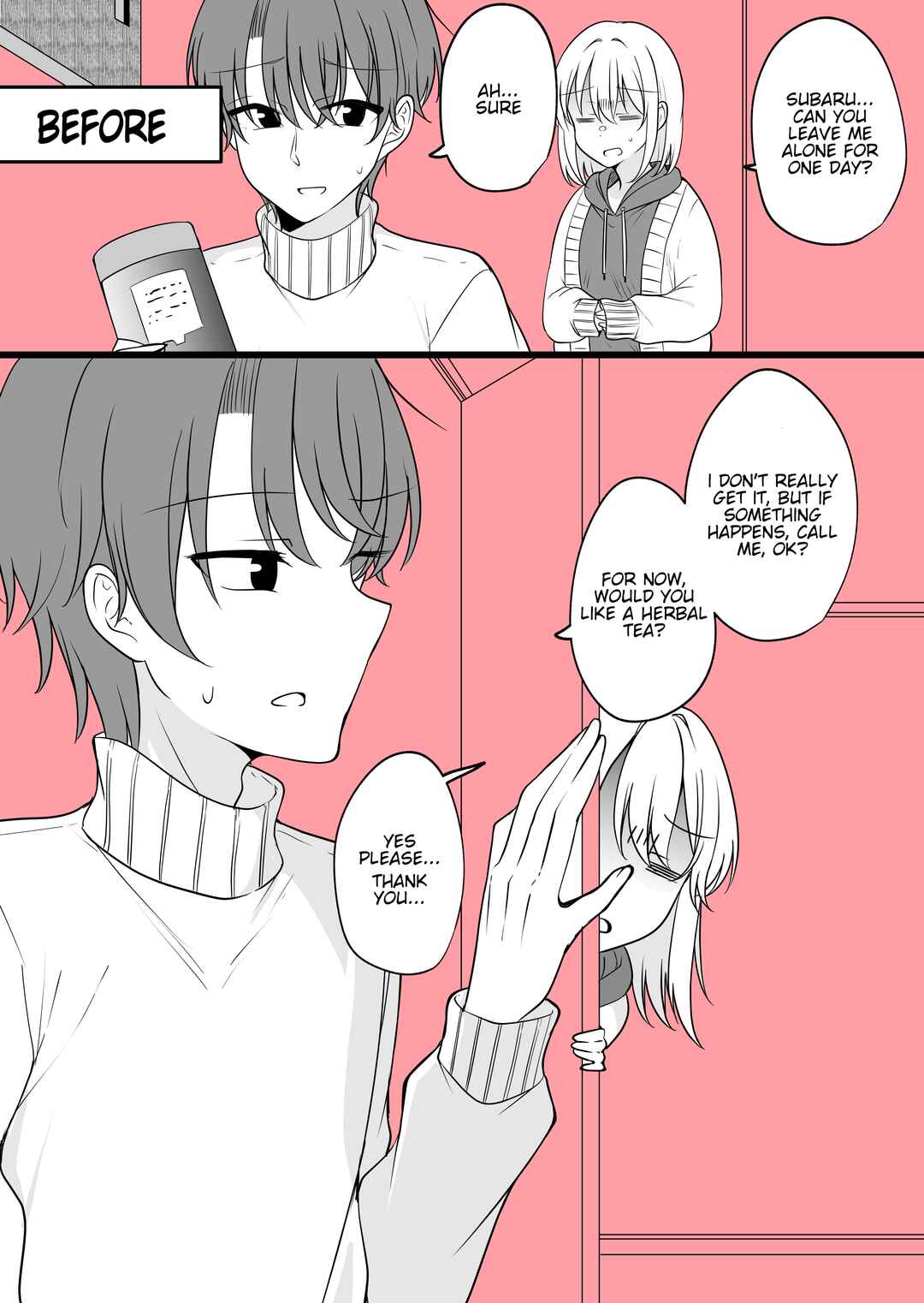 Aru Hi Kareshi ga Onnanoko ni Natteshimata Couple no Nichijou Chapter 44 - Page 1