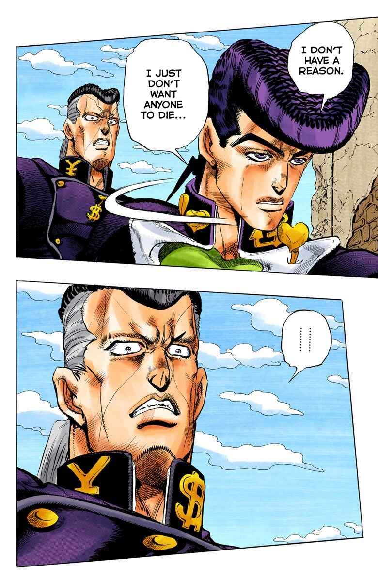 JoJo no Kimyou na Bouken: Part 4 - Diamond wa Kudakenai Color-ban Chapter 12 - Page 13
