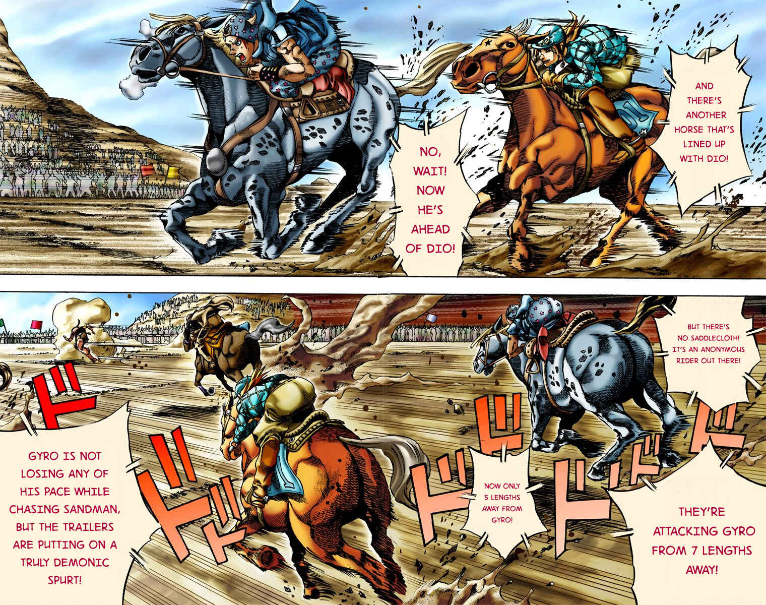 JoJo no Kimyou na Bouken: Part 7 - Steel Ball Run Color-ban Chapter 11 - Page 12