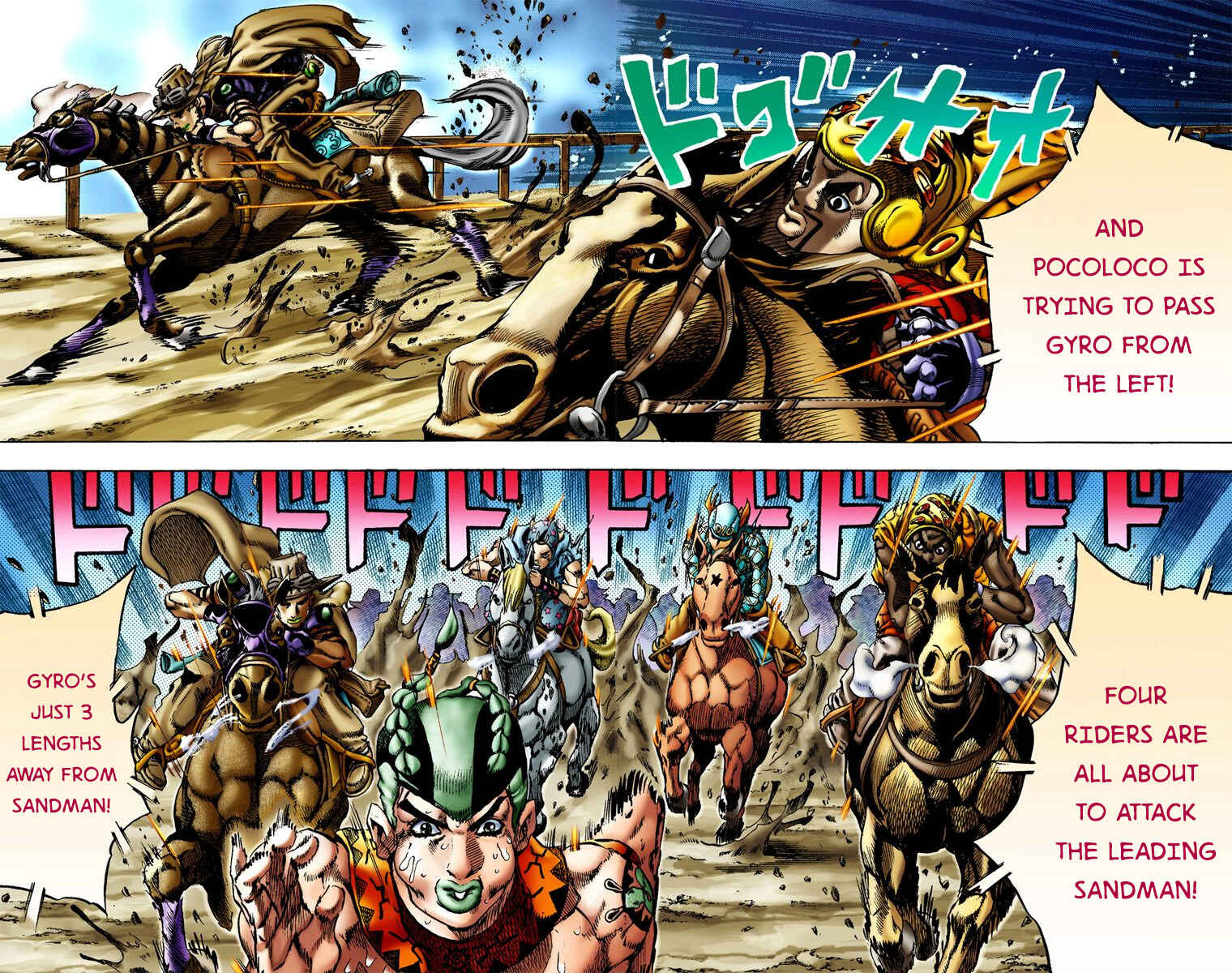 JoJo no Kimyou na Bouken: Part 7 - Steel Ball Run Color-ban Chapter 11 - Page 13