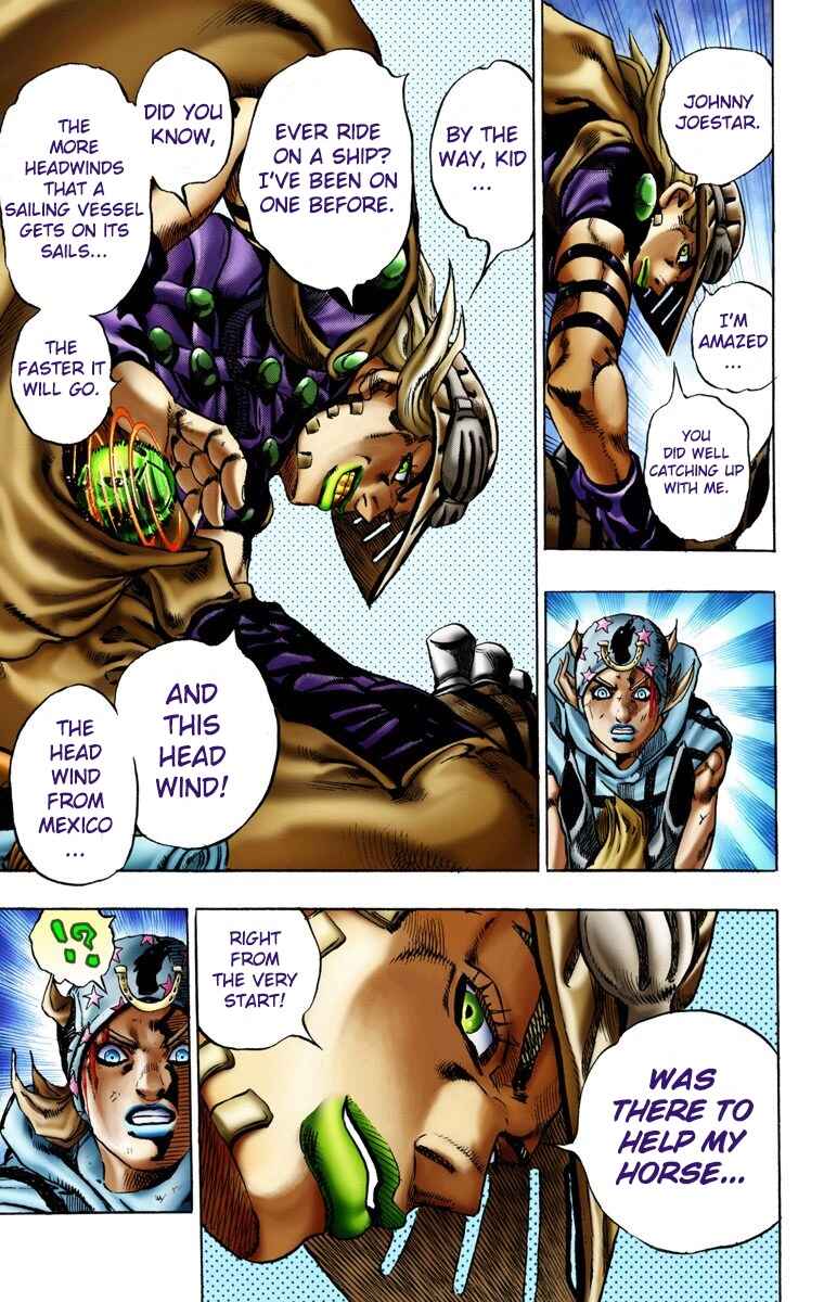 JoJo no Kimyou na Bouken: Part 7 - Steel Ball Run Color-ban Chapter 11 - Page 18