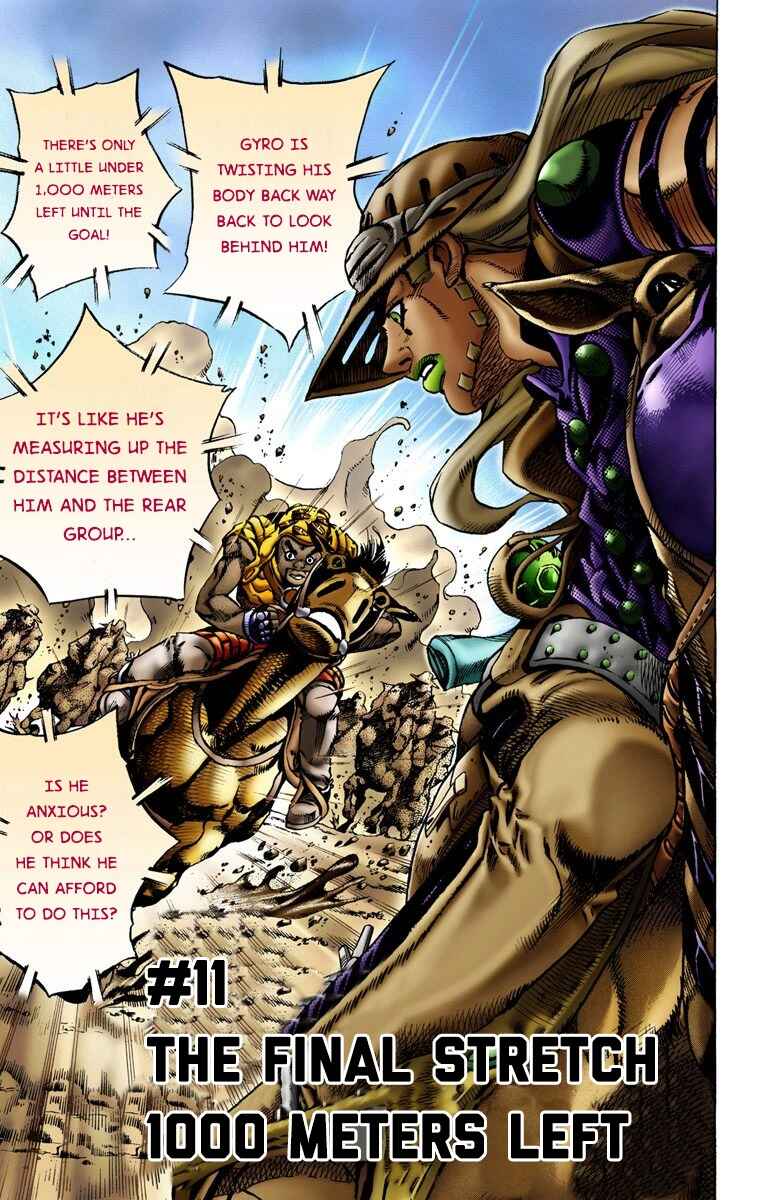 JoJo no Kimyou na Bouken: Part 7 - Steel Ball Run Color-ban Chapter 11 - Page 2