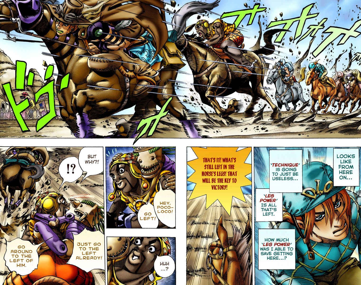 JoJo no Kimyou na Bouken: Part 7 - Steel Ball Run Color-ban Chapter 11 - Page 8