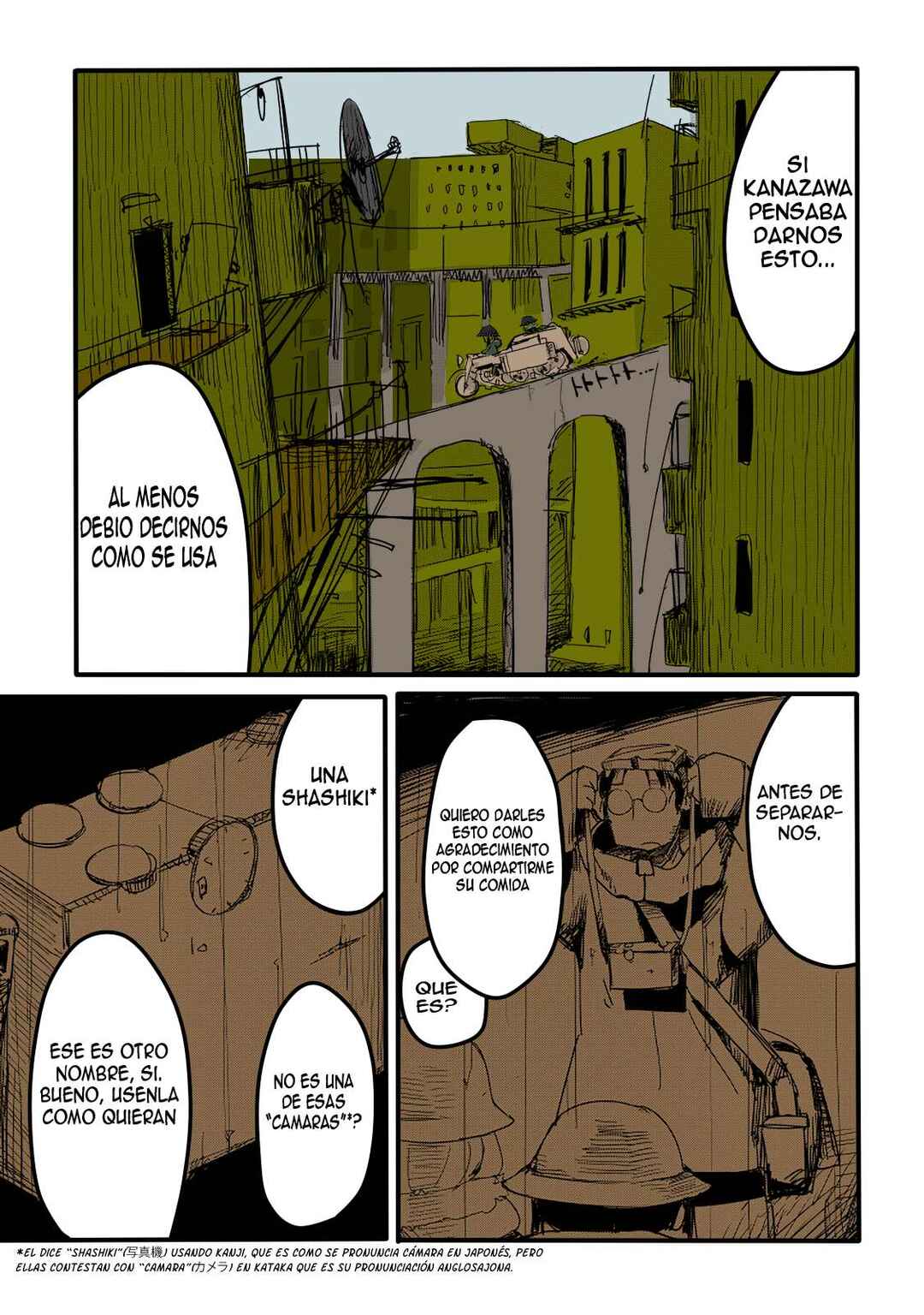 Shoujo Shuumatsu Ryokou (Fan Colored) Chapter 8 - Page 10