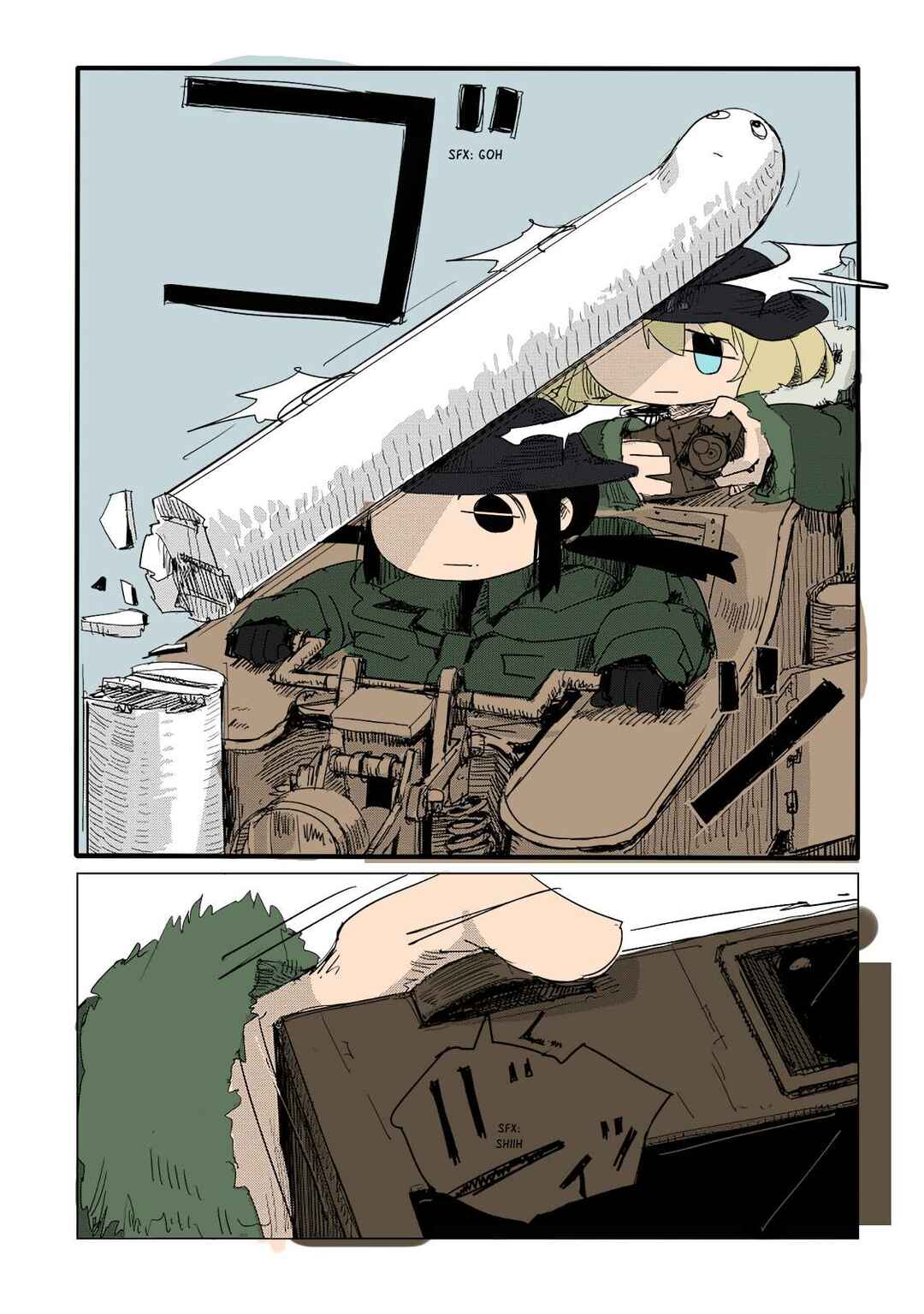 Shoujo Shuumatsu Ryokou (Fan Colored) Chapter 8 - Page 14