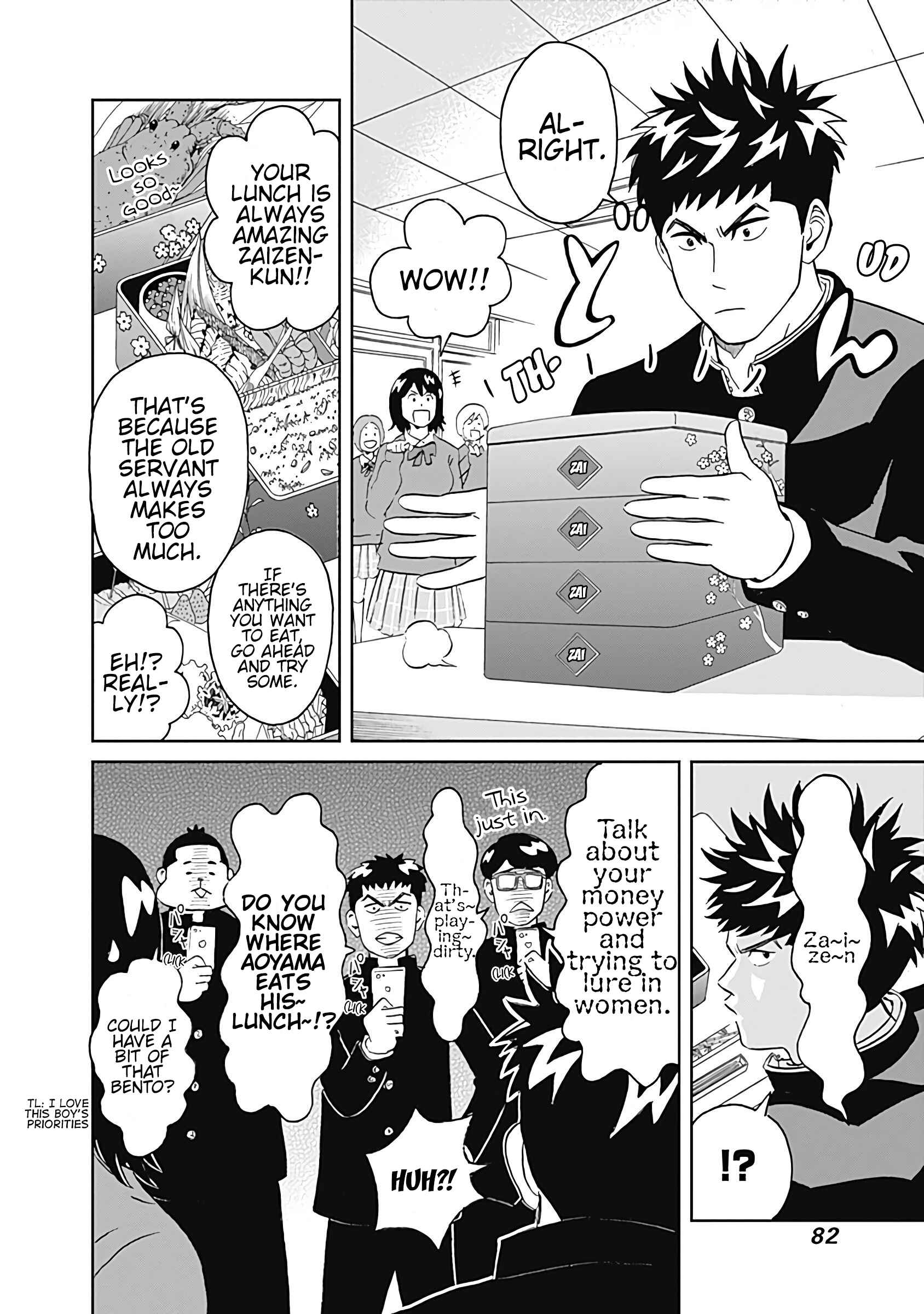 Keppeki Danshi! Aoyama-kun Chapter 8 - Page 12