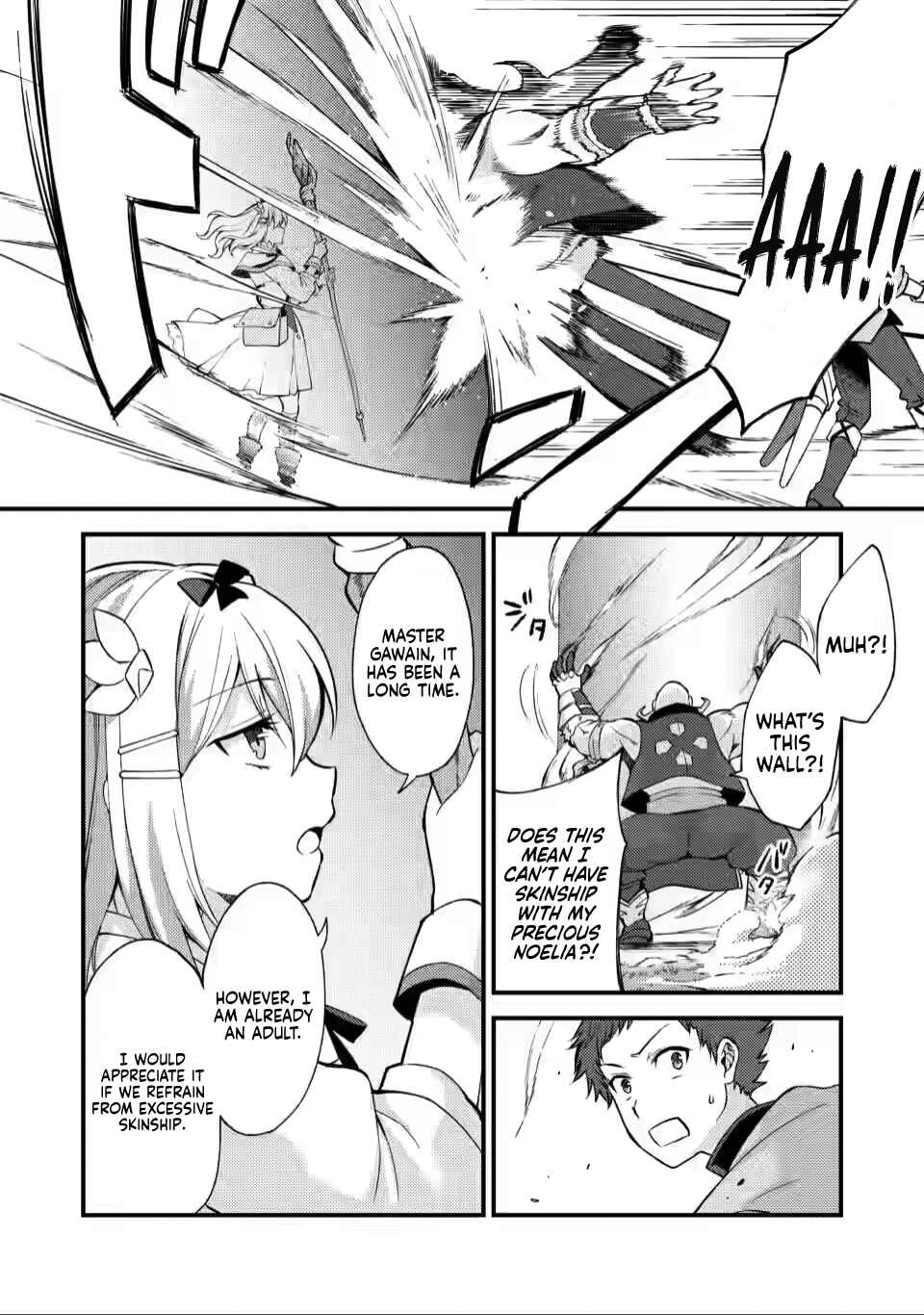 Kensei no Osananajimi ga Power Hara de Ore ni Tsuraku Ataru node, Zetsuen Shite Henkyou de Makenshi to shite Denaosu Koto ni shita. Chapter 11 - Page 7
