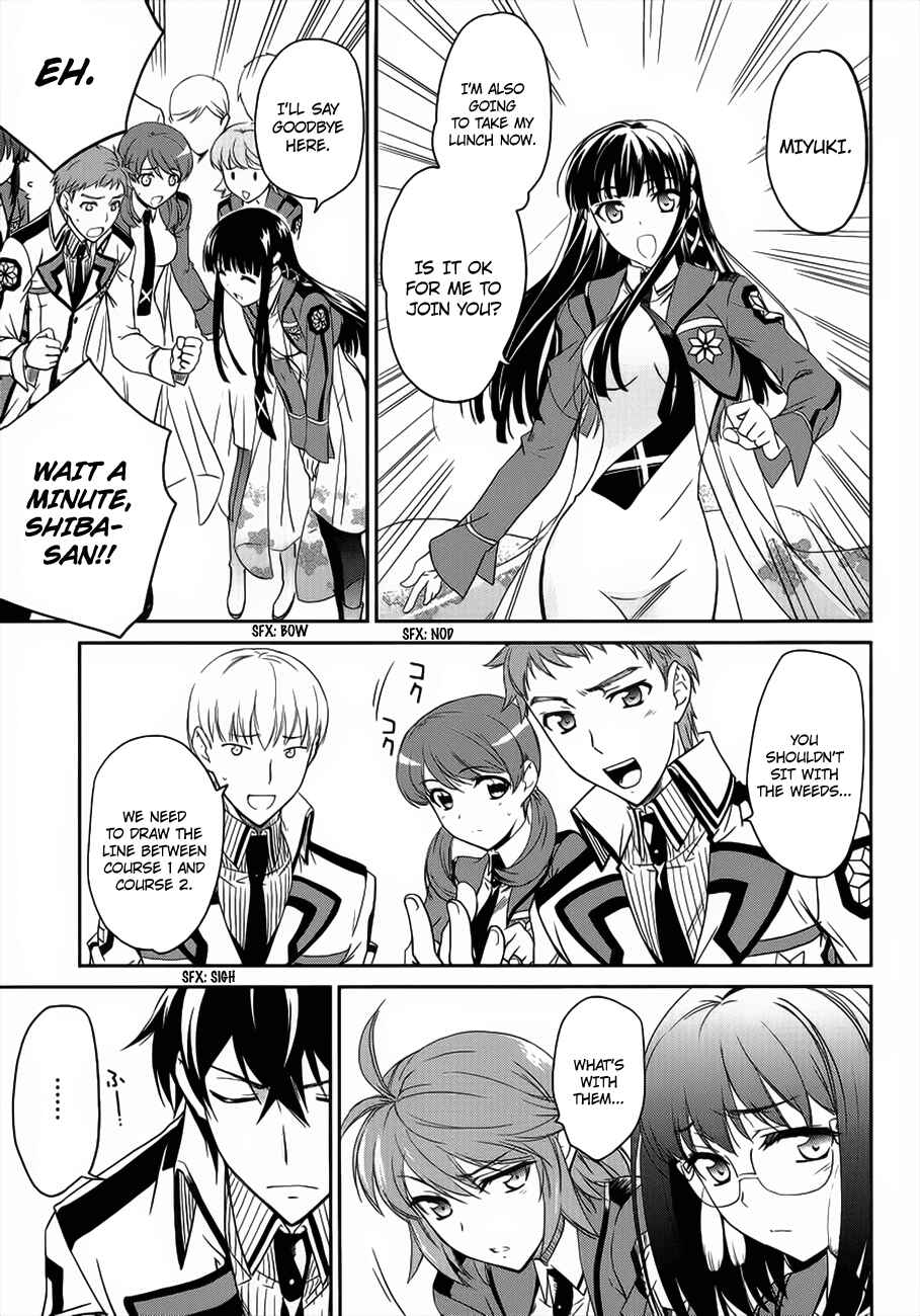 Mahouka Koukou no Rettousei - Nyuugaku-hen Chapter 3 - Page 30