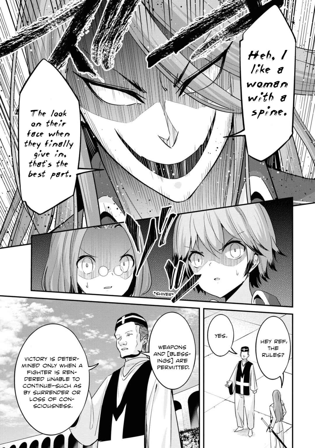 Seikishi ni Natta kedo Danchou no Oppai ga Sugosugite Kokoro ga Kiyomerarenai Chapter 7 - Page 9