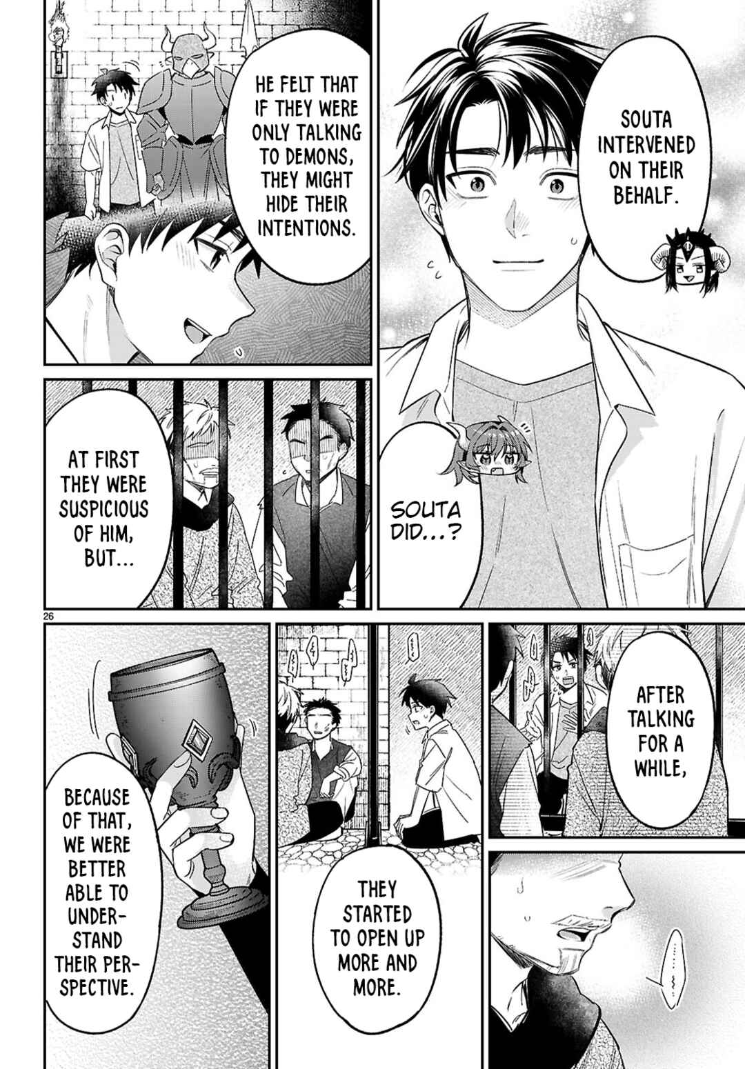 Shounin Skill de Maoujou no Kouryaku o Mezasu: Isekai Ten'i Shita node Saikyou Item to Talk-jutsu de Ikinuku koto ni shita Chapter 10 - Page 26
