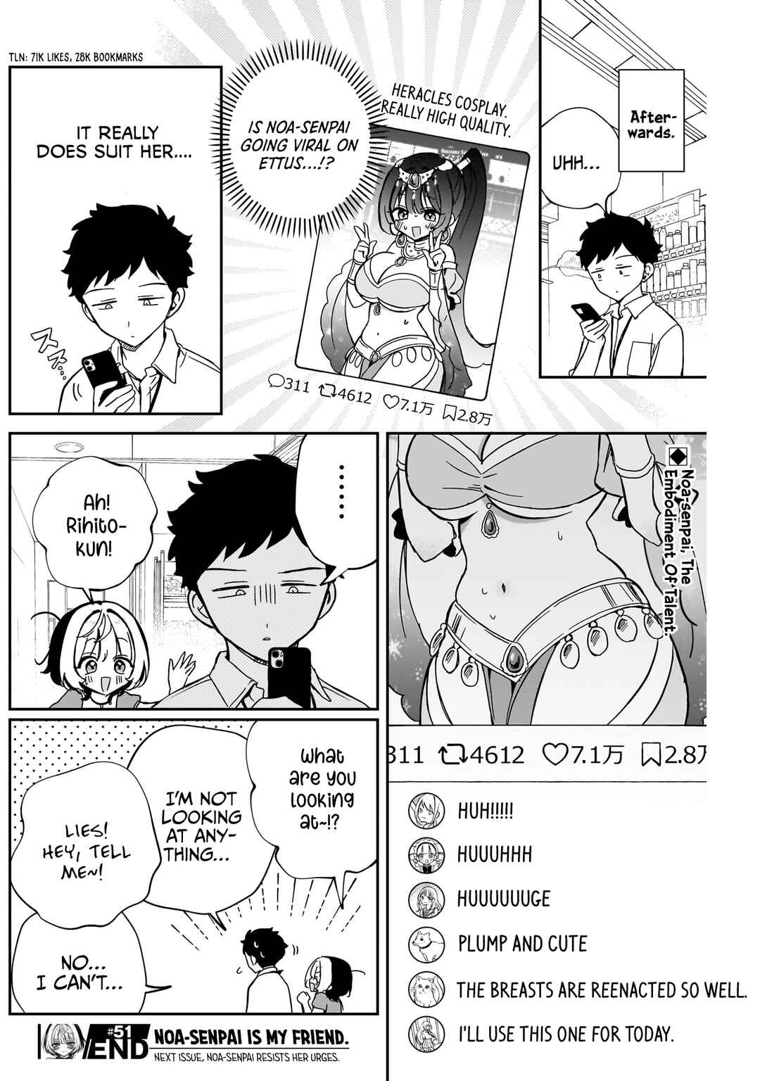 Noa-senpai wa Tomodachi. Chapter 51 - Page 19