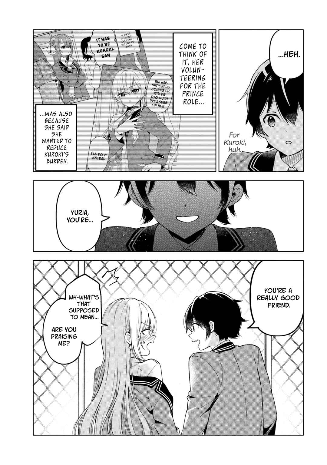 Inkya no Ore ga Sekigae de S-kyuu Bishoujo ni Kakomaretara Himitsu no Kankei ga Hajimatta. Chapter 14 - Page 11