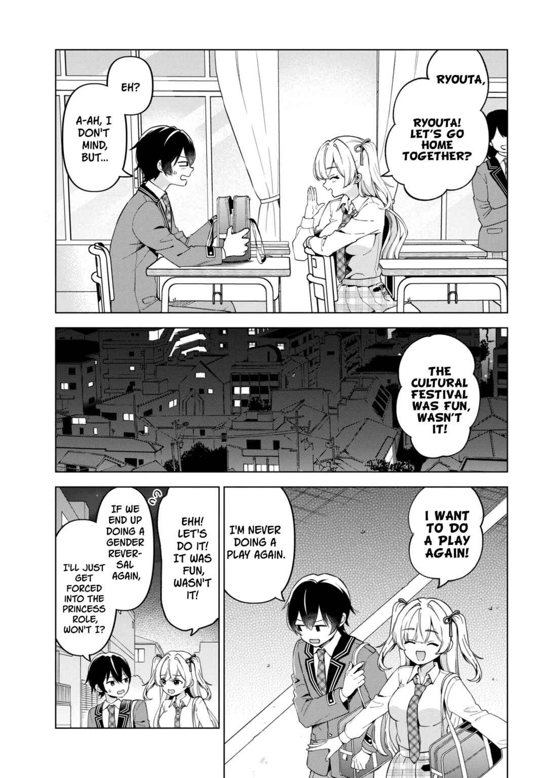 Inkya no Ore ga Sekigae de S-kyuu Bishoujo ni Kakomaretara Himitsu no Kankei ga Hajimatta. Chapter 14 - Page 33