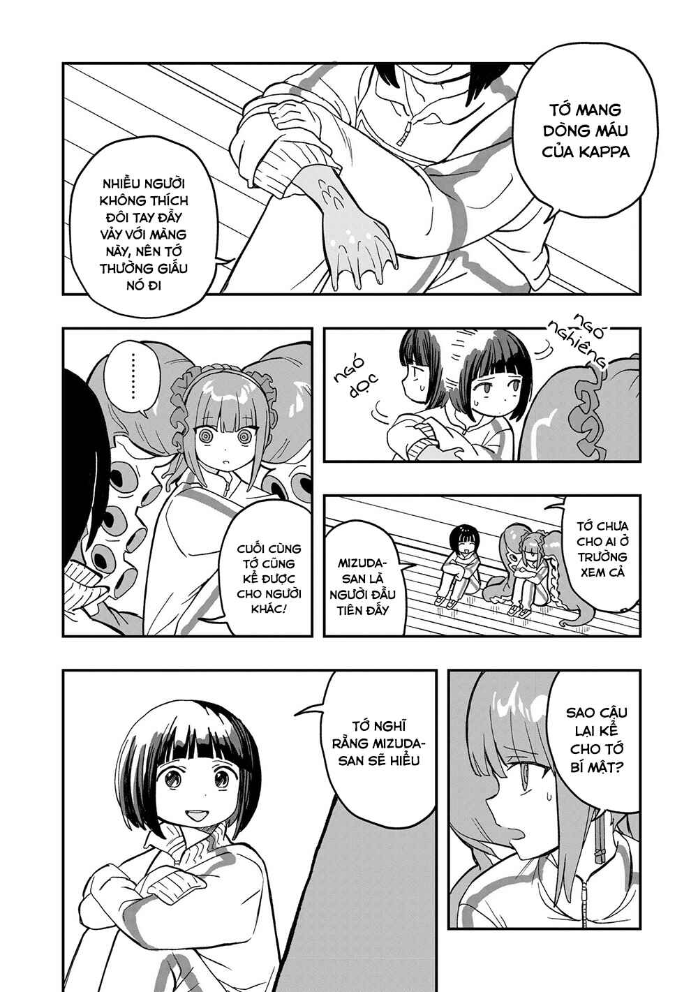 Mizudako-chan kara wa Nigerarenai! Chapter 8 - Page 13
