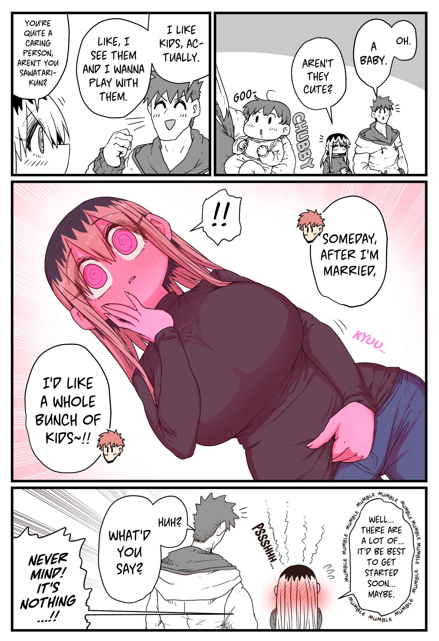Batsuichi de Nakimushi na Otonarisan Chapter 26.4 - Page 1