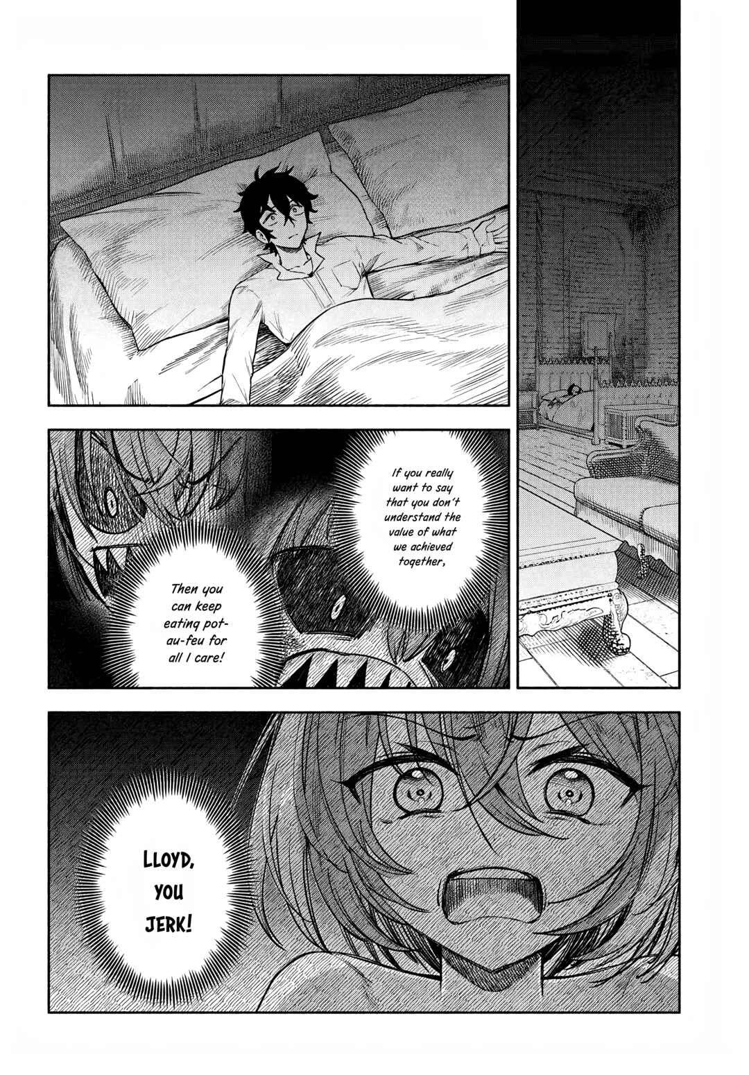Ore Igai Dare mo Saishu Dekinai Sozai na no ni "Sozai Saishuritsu ga Hikui" to Pawahara suru Osananajimi Renkinjutsushi to Zetsuen shita Senzoku Madoushi, Henkyou no Machi de Slow Life wo Okuritai. Chapter 21 - Page 20