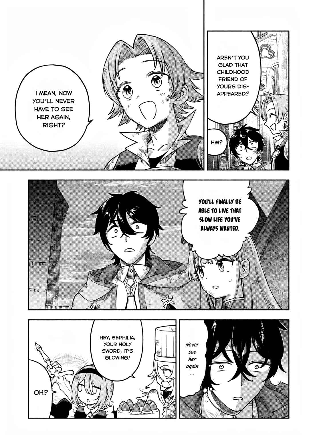 Ore Igai Dare mo Saishu Dekinai Sozai na no ni "Sozai Saishuritsu ga Hikui" to Pawahara suru Osananajimi Renkinjutsushi to Zetsuen shita Senzoku Madoushi, Henkyou no Machi de Slow Life wo Okuritai. Chapter 21 - Page 7