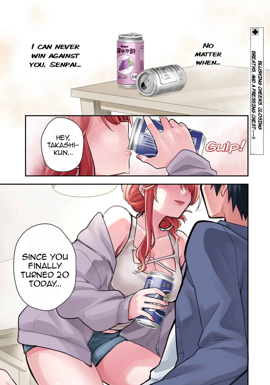Osake to Senpai Kanojo to no Amaama Doukyo Lovecome wa Nijuusai ni Natte kara Chapter 1 - Page 2