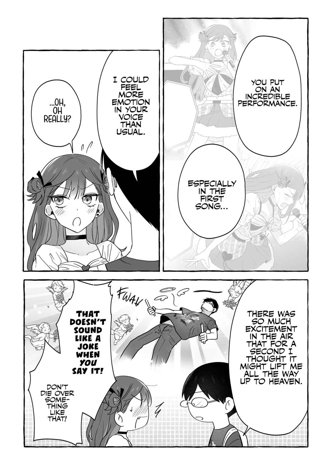 Damedol to Sekai ni 1-nin dake no Fan Chapter 52 - Page 10