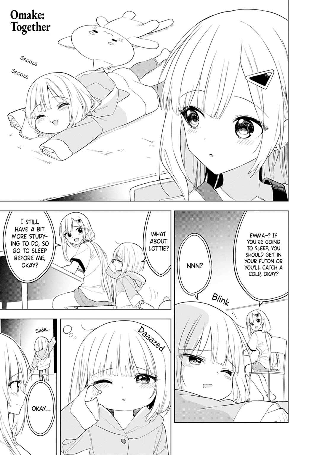 Maigo ni Natteita Youjo wo Tasuketara, Otonari ni Sumu Bishoujo Ryuugakusei ga Ie ni Asobi ni Kuru you ni Natta Ken ni Tsuite Chapter 21.5 - Page 1