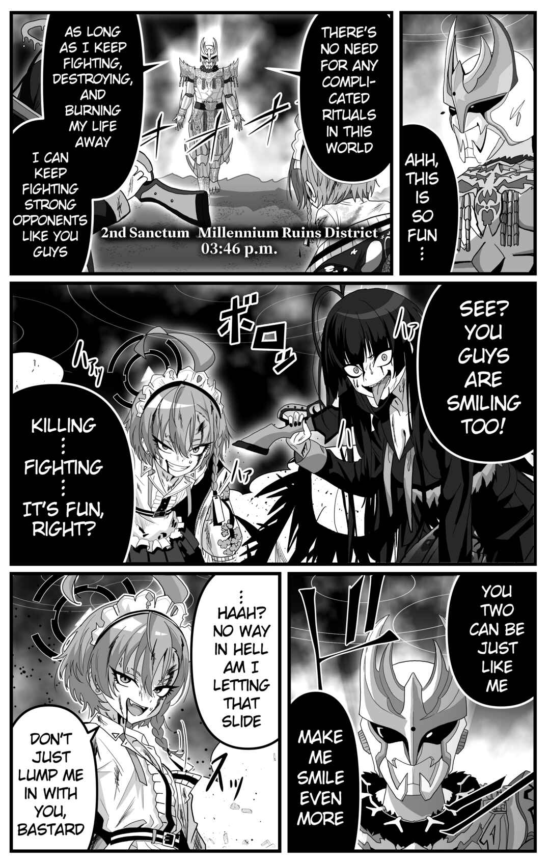 Blue Archive x Kamen Rider Decade - Schale no Kadoya Tsukasa-sensei Gainen (Doujinshi) Chapter 36 - Page 1