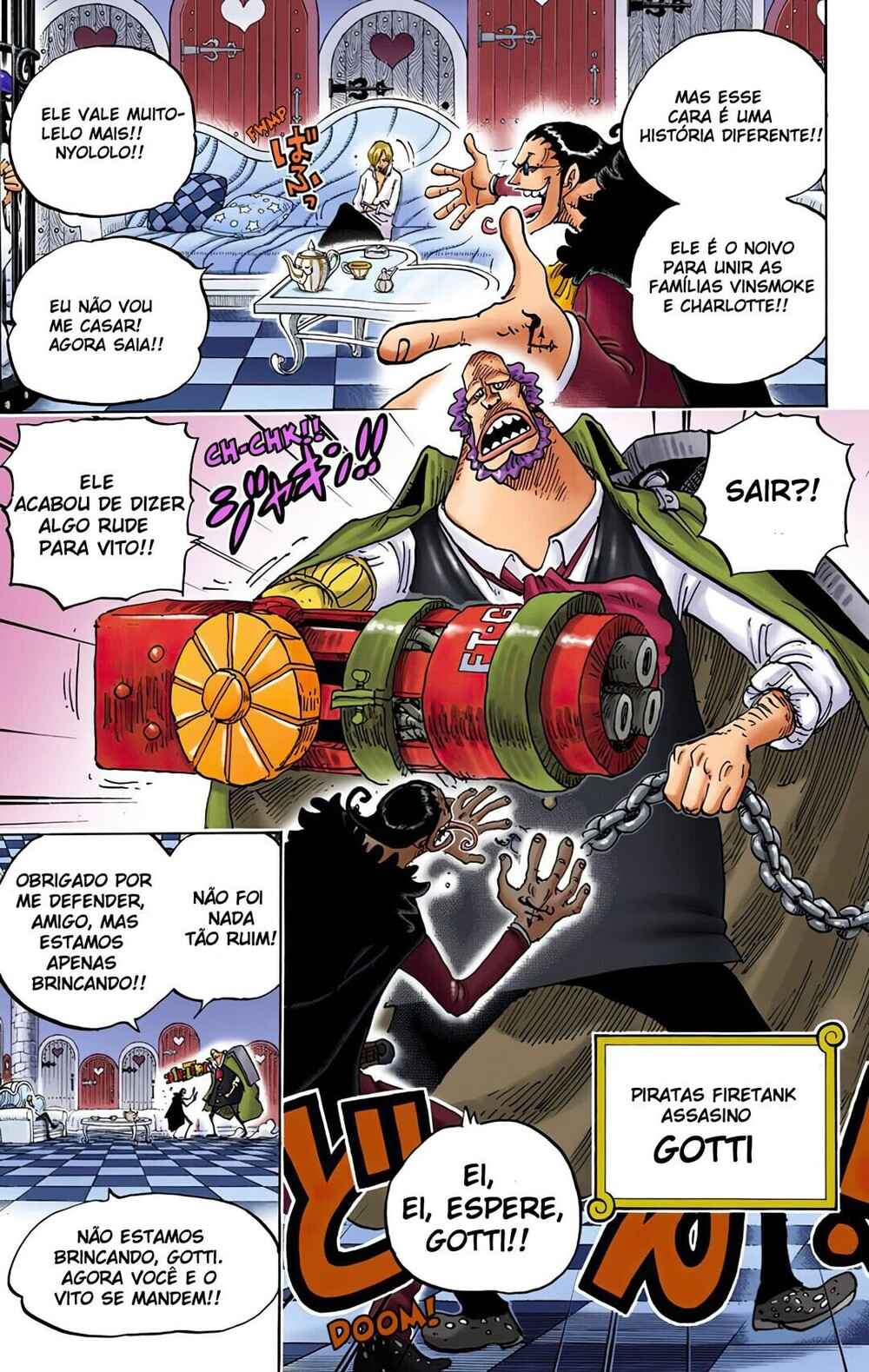 One Piece (Official Colored) Chapter 825 - Page 6
