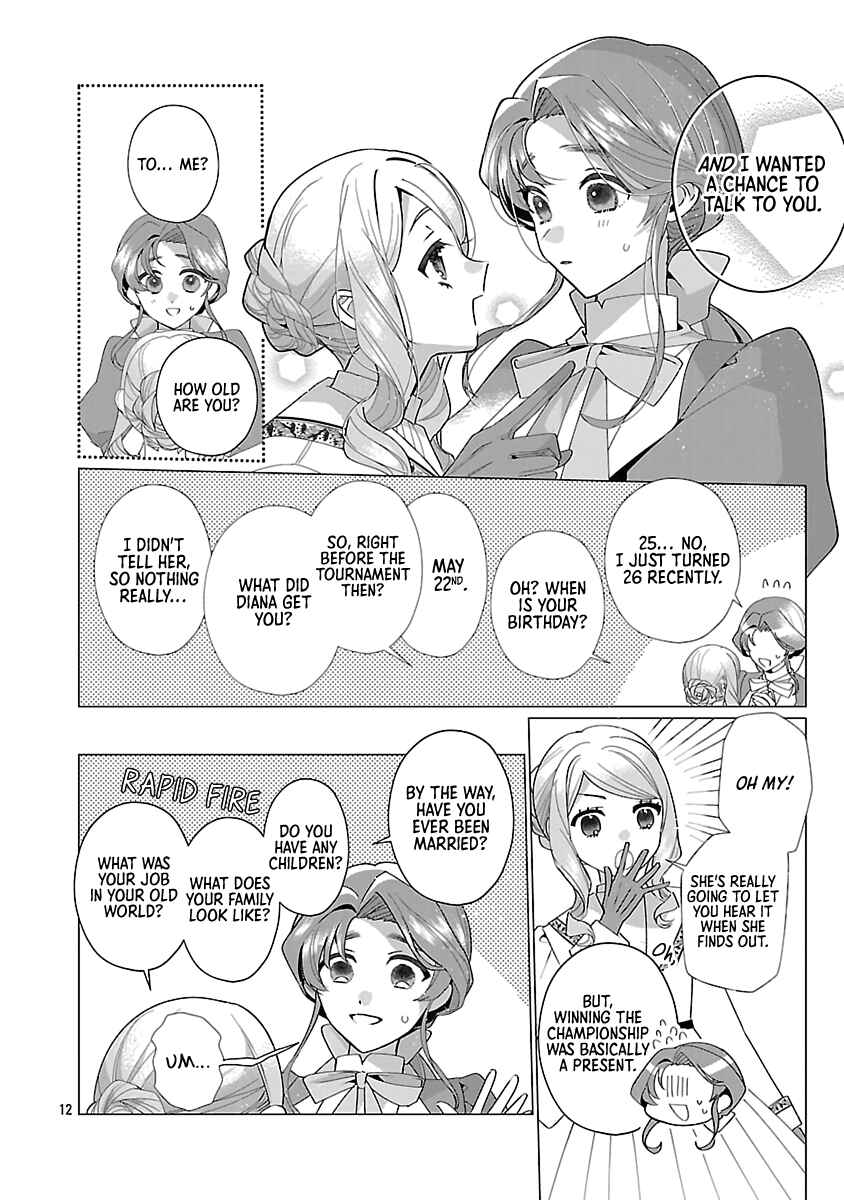 Genkai OL-san wa Akuyaku Reijou-sama ni Tsukaetai Chapter 28 - Page 12