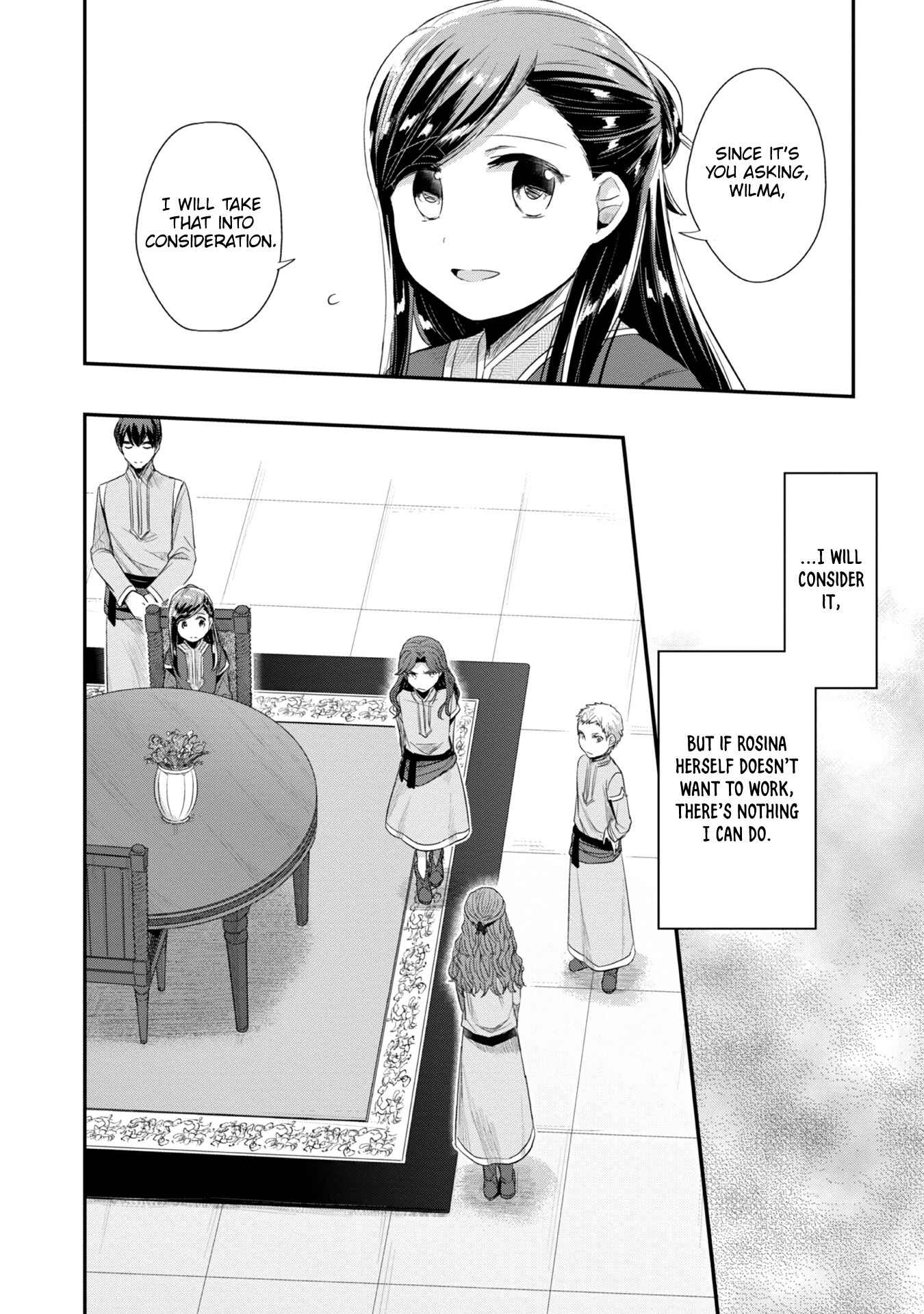 Honzuki no Gekokujou: Shisho ni Naru tame ni wa Shudan o Erandeiraremasen—Dai-2 Bu: Hon no Tamenara Miko ni Naru! Chapter 22 - Page 13