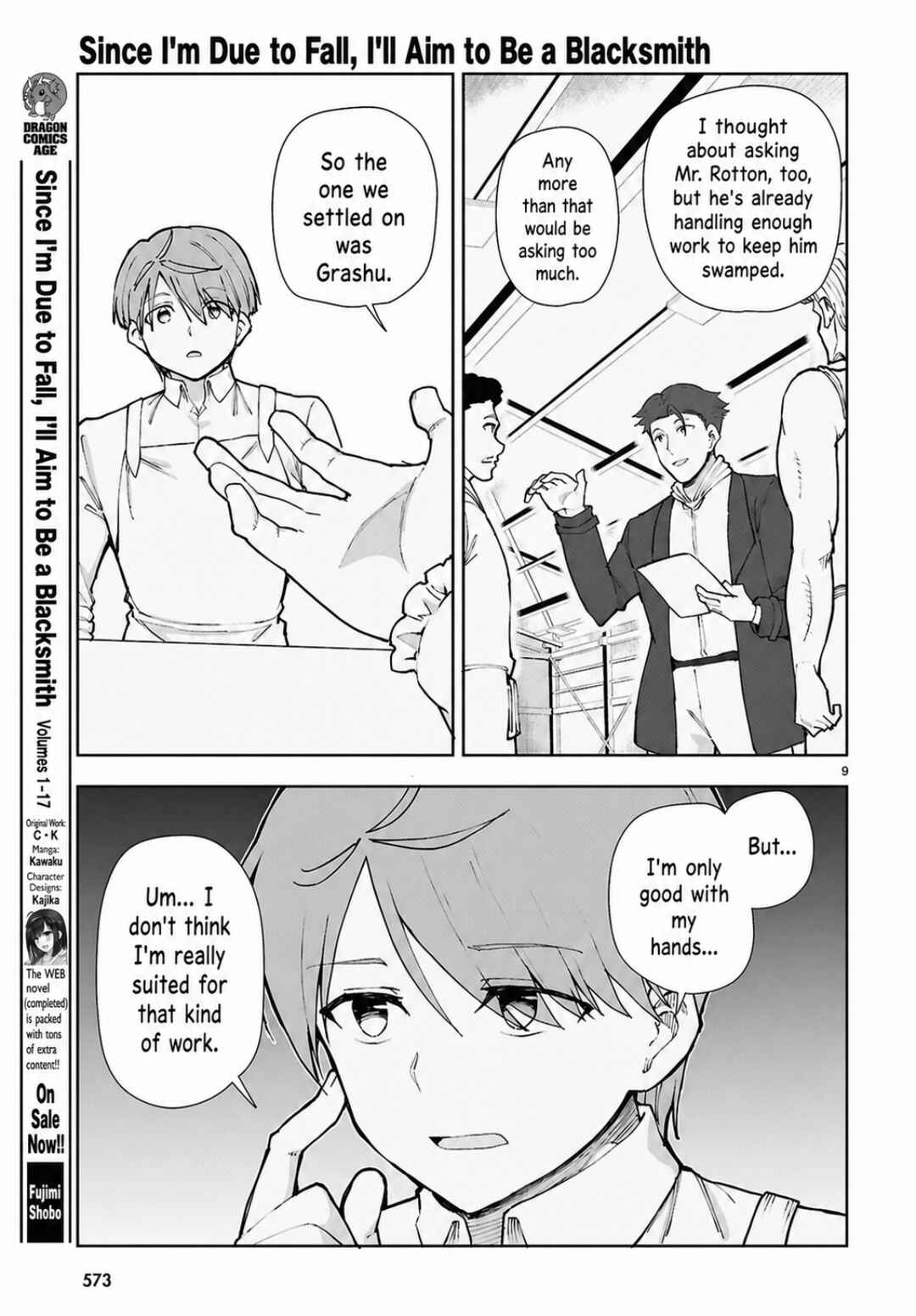 Botsuraku Yotei Nanode, Kajishokunin o Mezasu Chapter 105 - Page 9