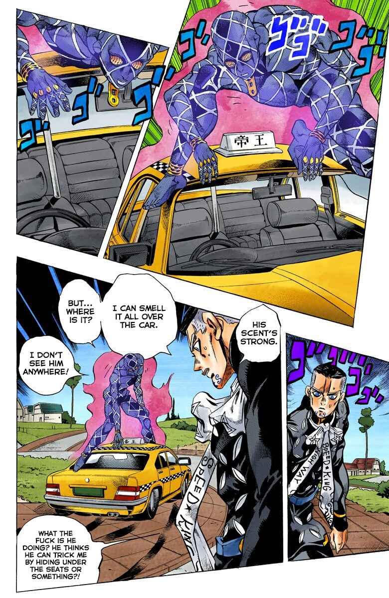 JoJo no Kimyou na Bouken: Part 4 - Diamond wa Kudakenai Color-ban Chapter 143 - Page 10
